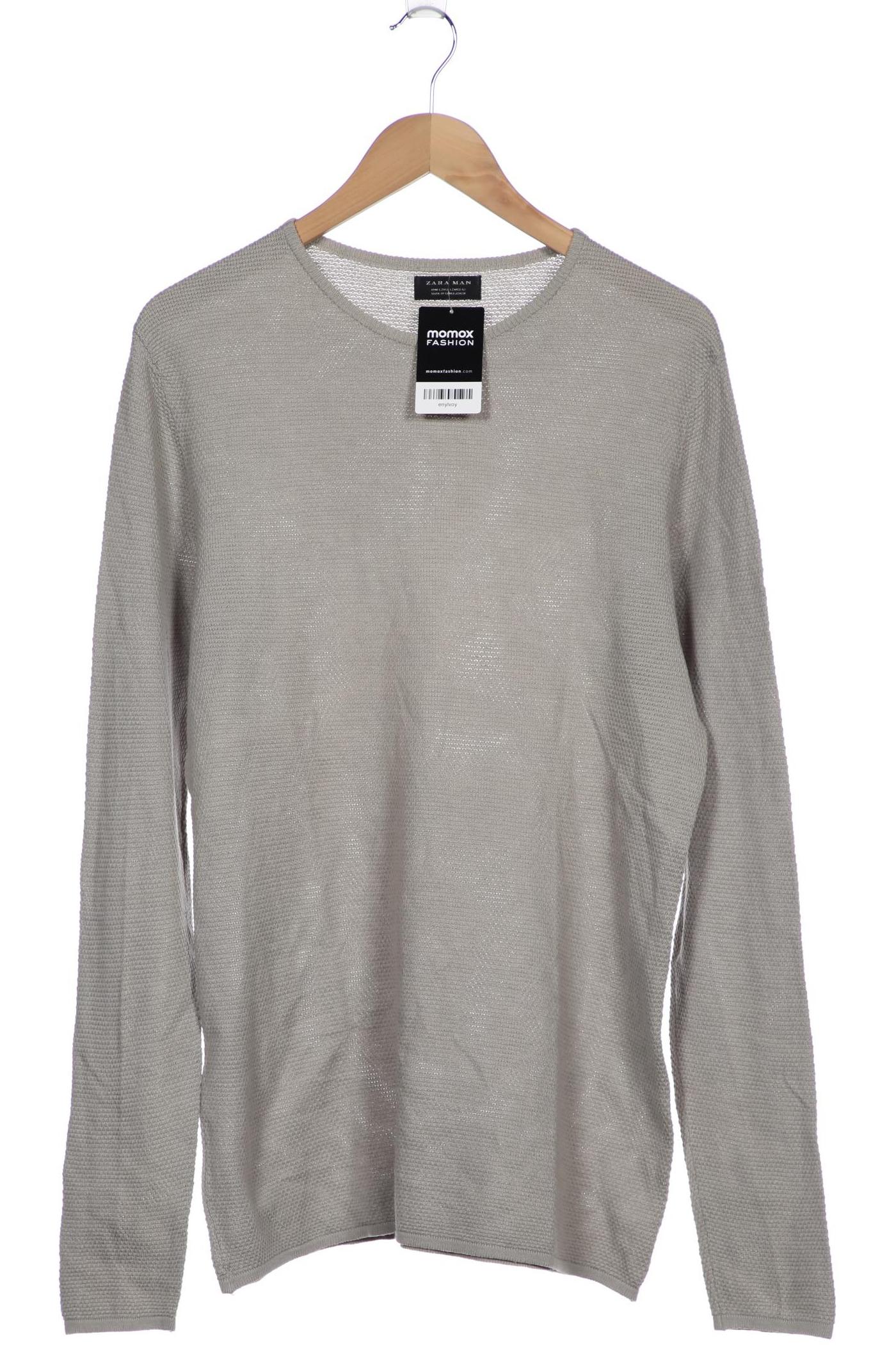 

ZARA Herren Pullover, grau