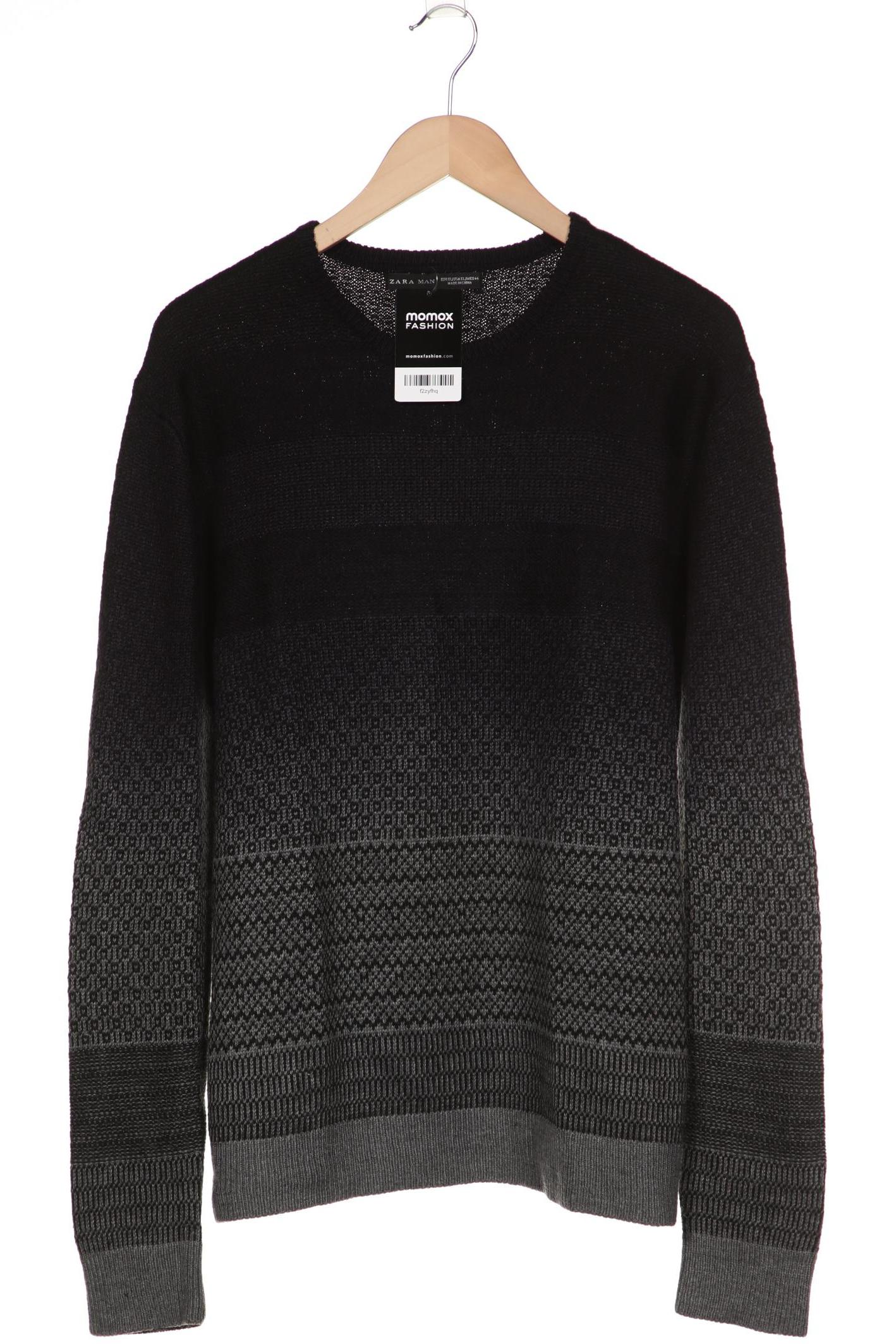 

ZARA Herren Pullover, schwarz