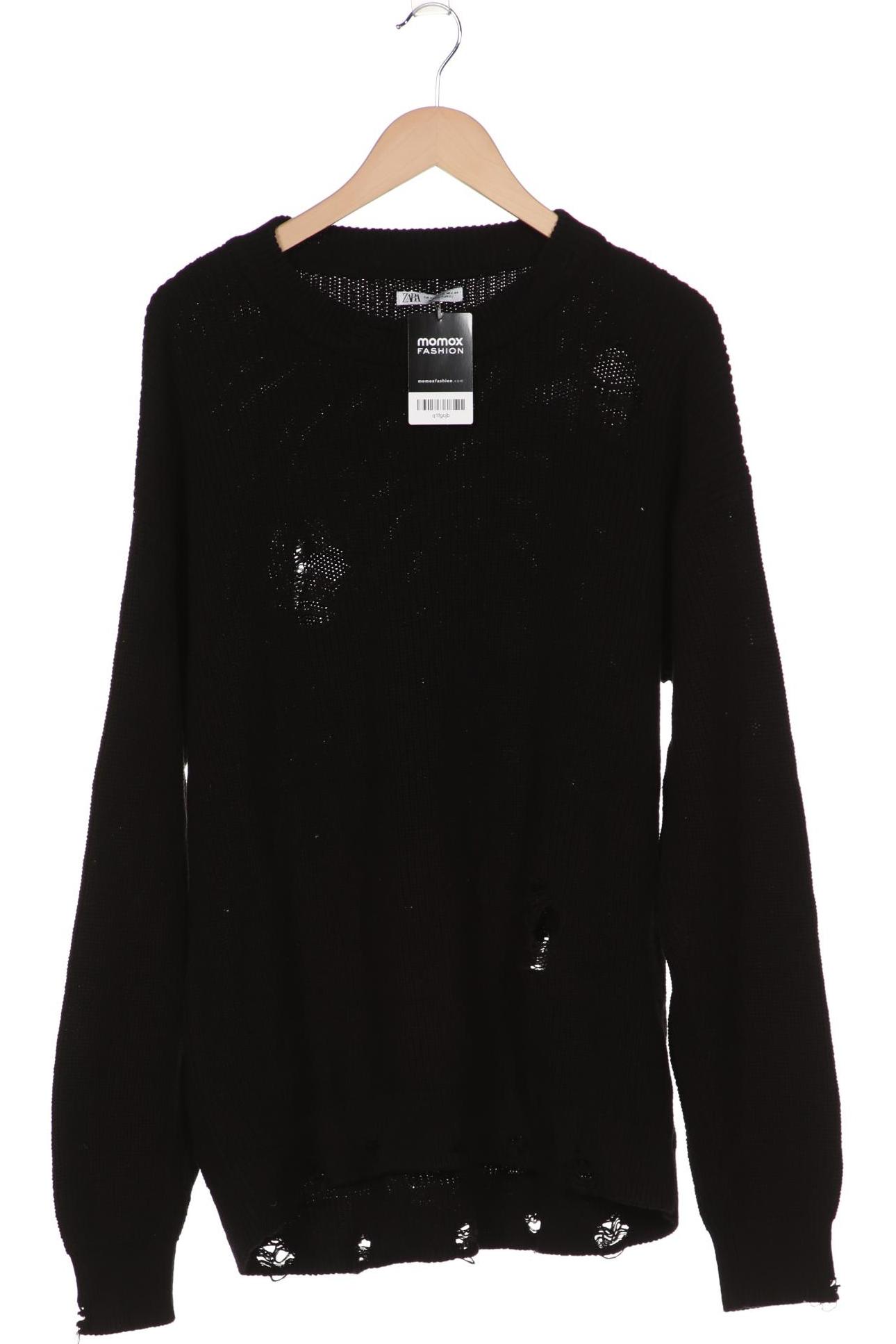 

ZARA Herren Pullover, schwarz