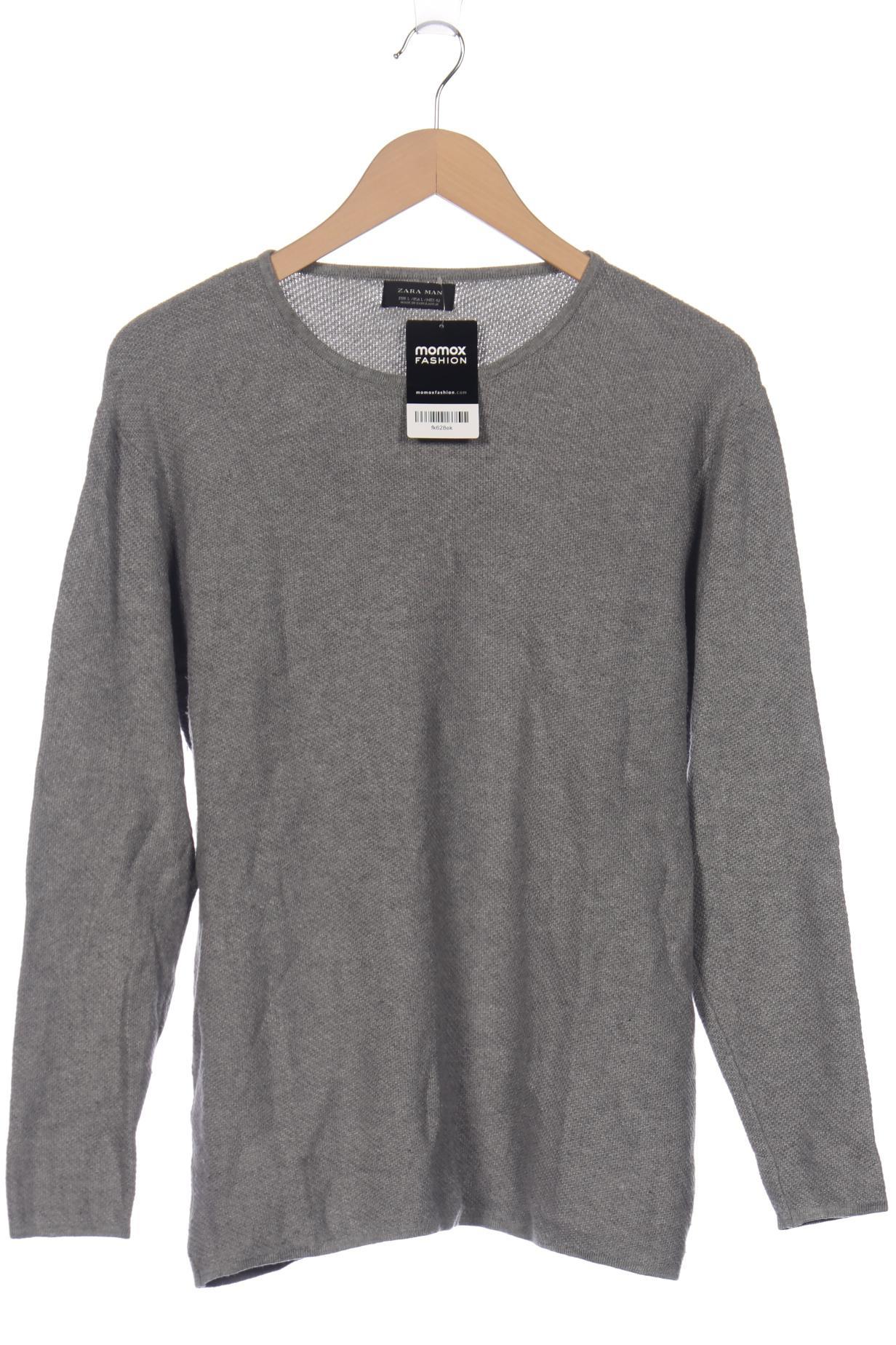 

ZARA Herren Pullover, grau