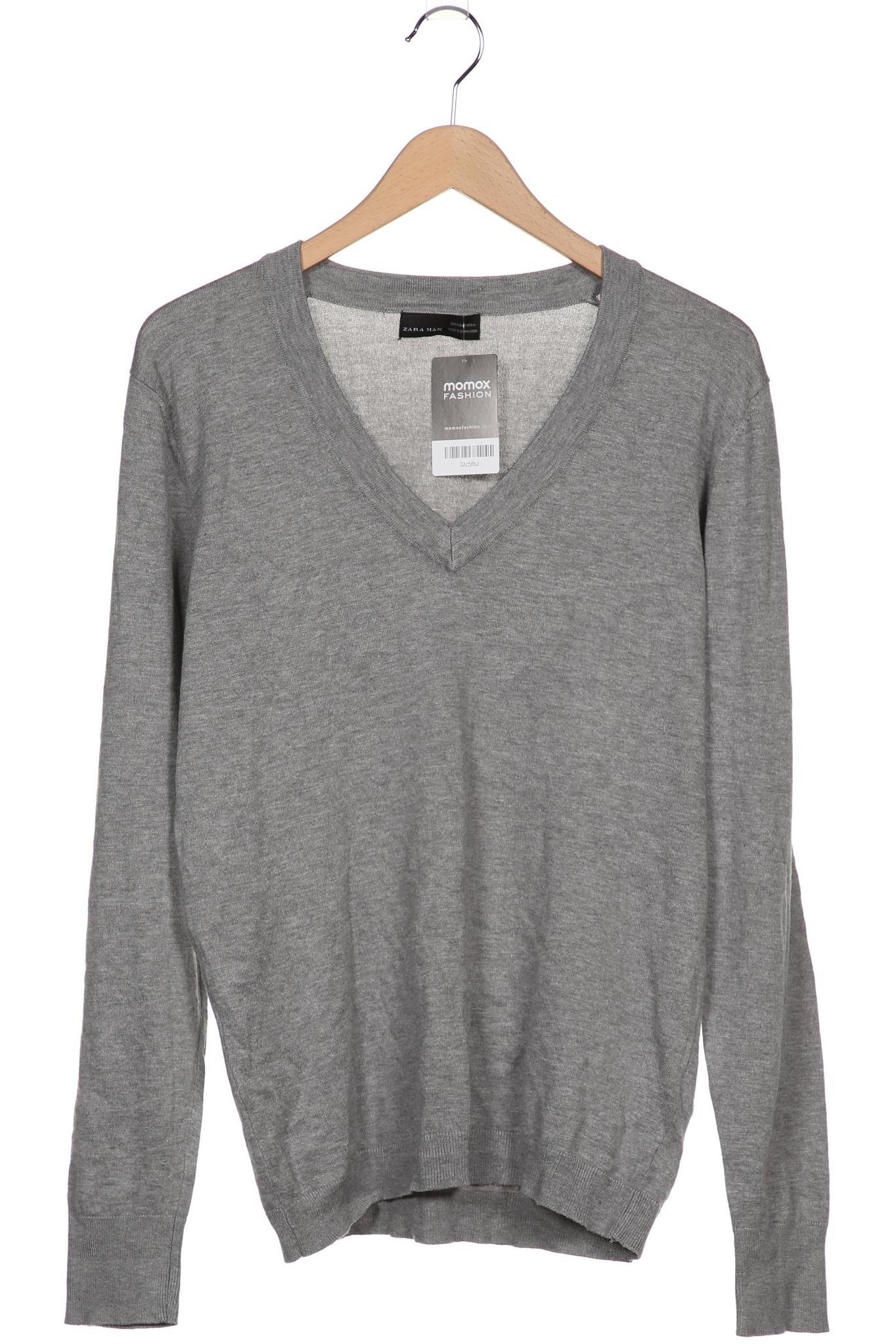 

ZARA Herren Pullover, grau