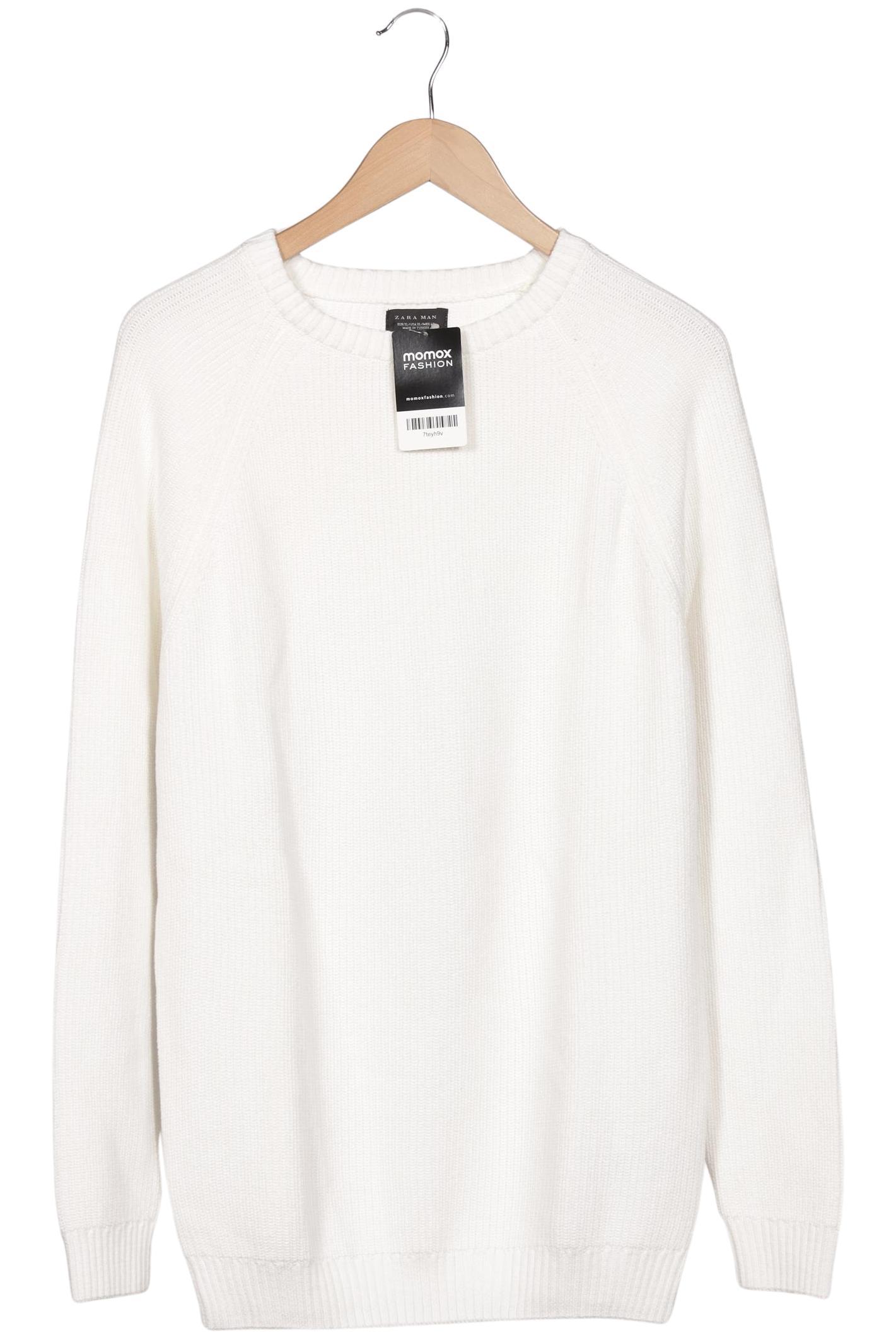 

Zara Herren Pullover, weiß, Gr. 54
