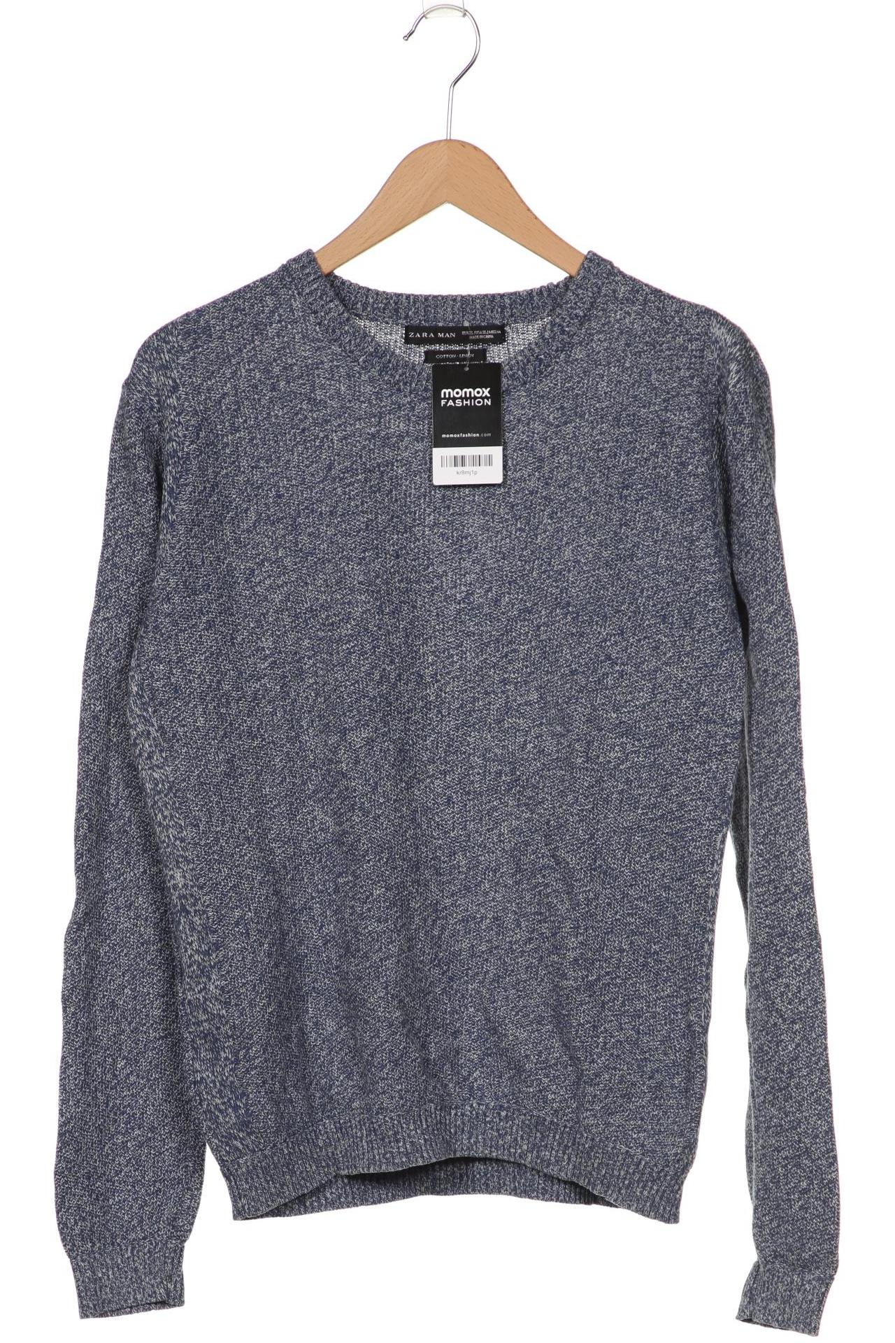 

ZARA Herren Pullover, blau