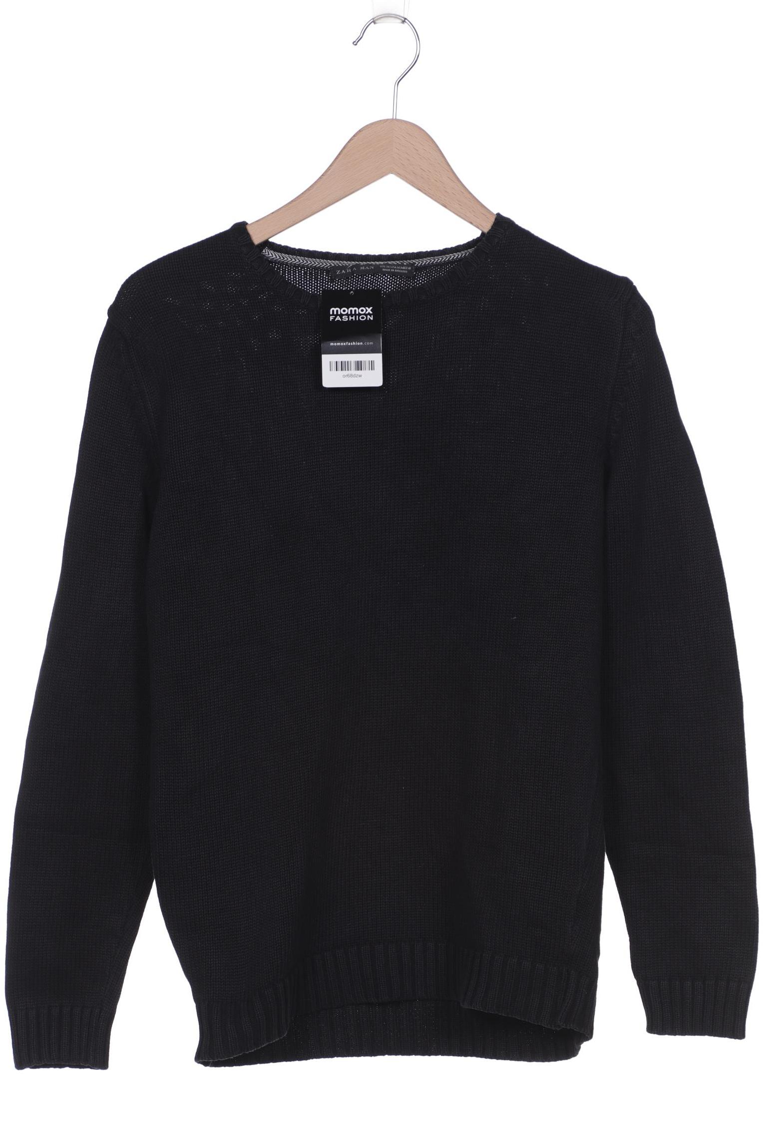 

ZARA Herren Pullover, schwarz