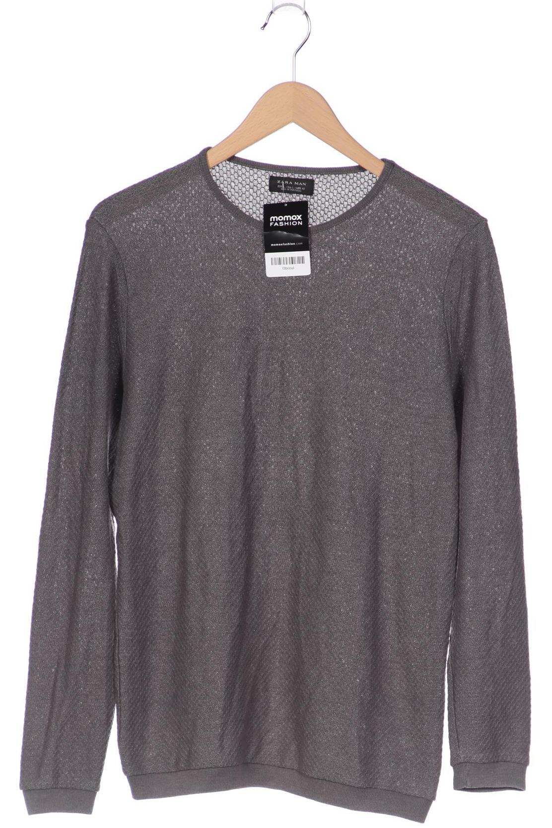 

ZARA Herren Pullover, grau