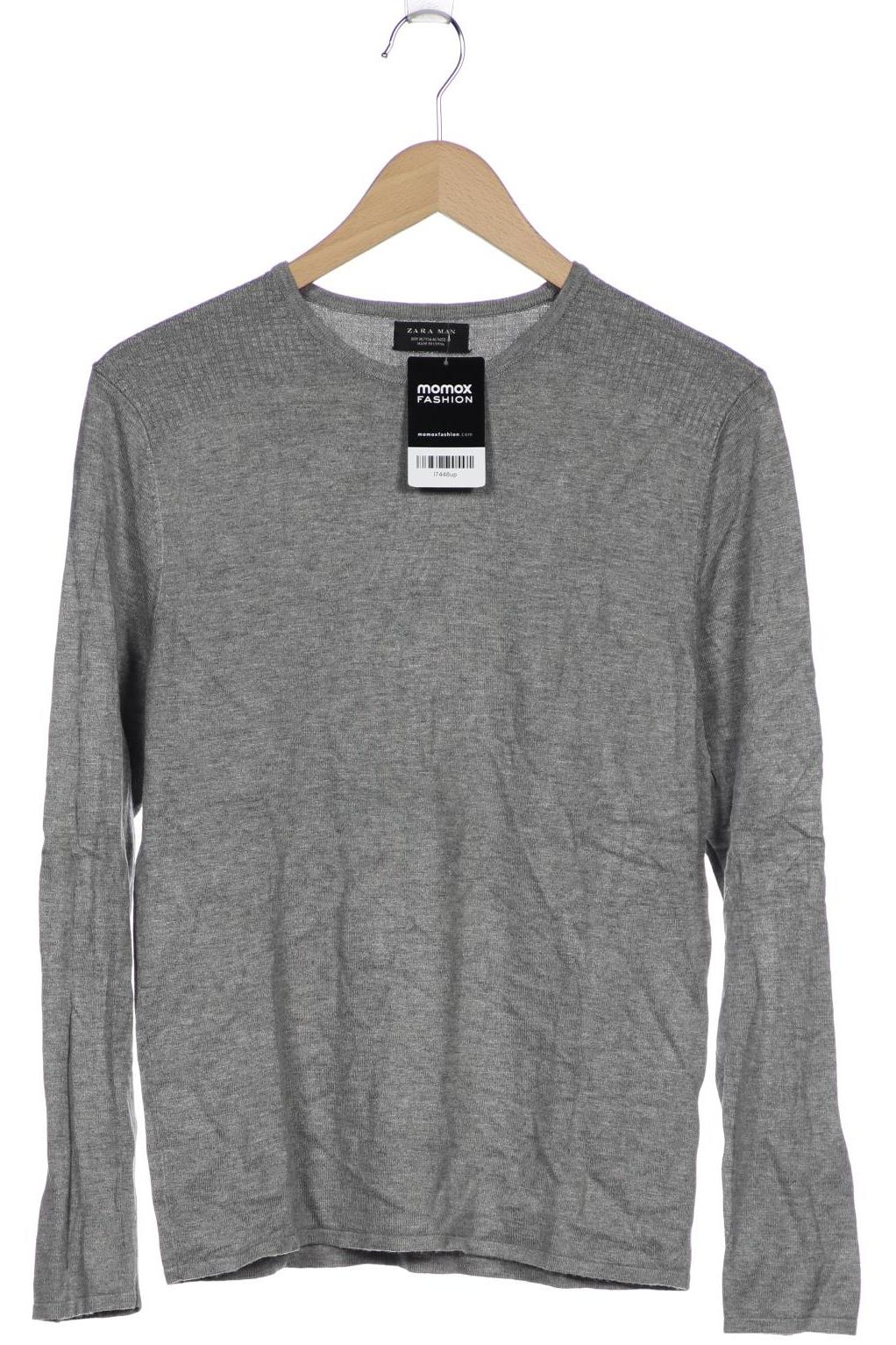 

ZARA Herren Pullover, grau