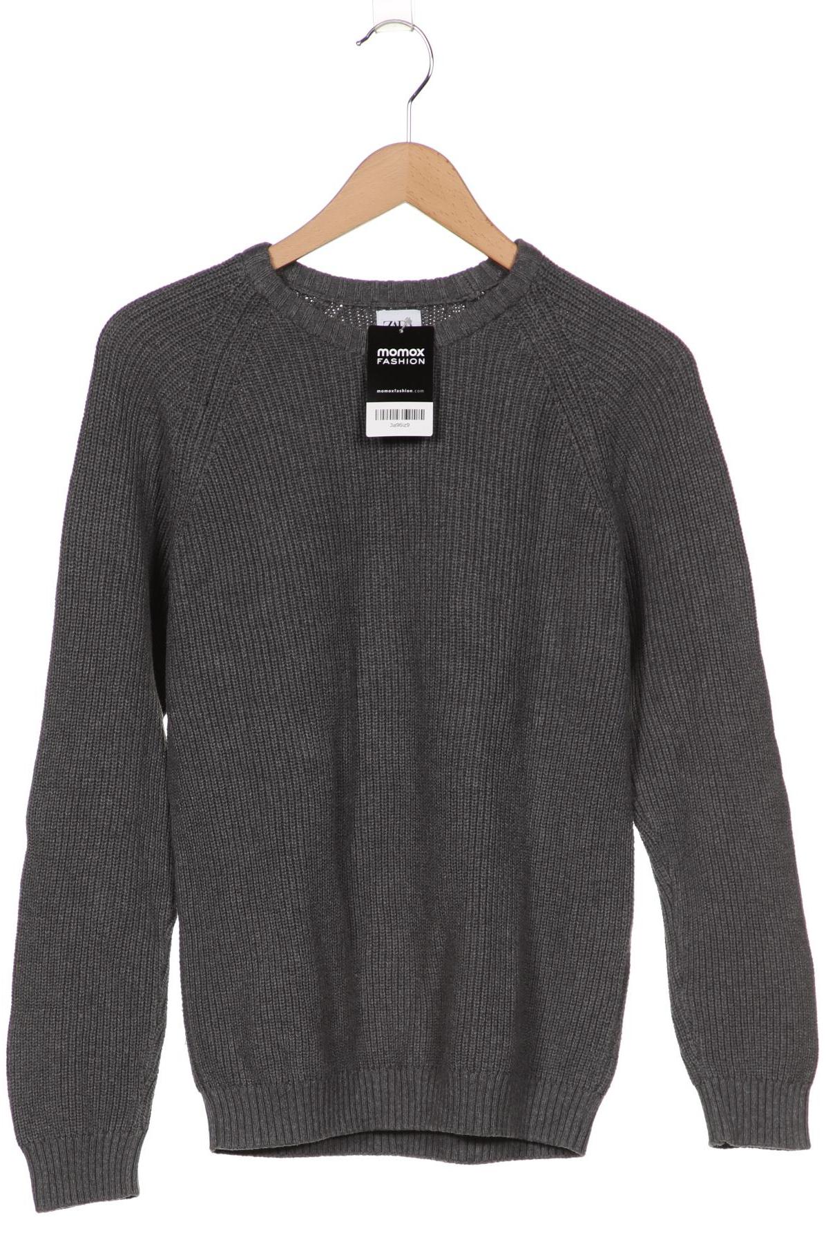 

ZARA Herren Pullover, grau
