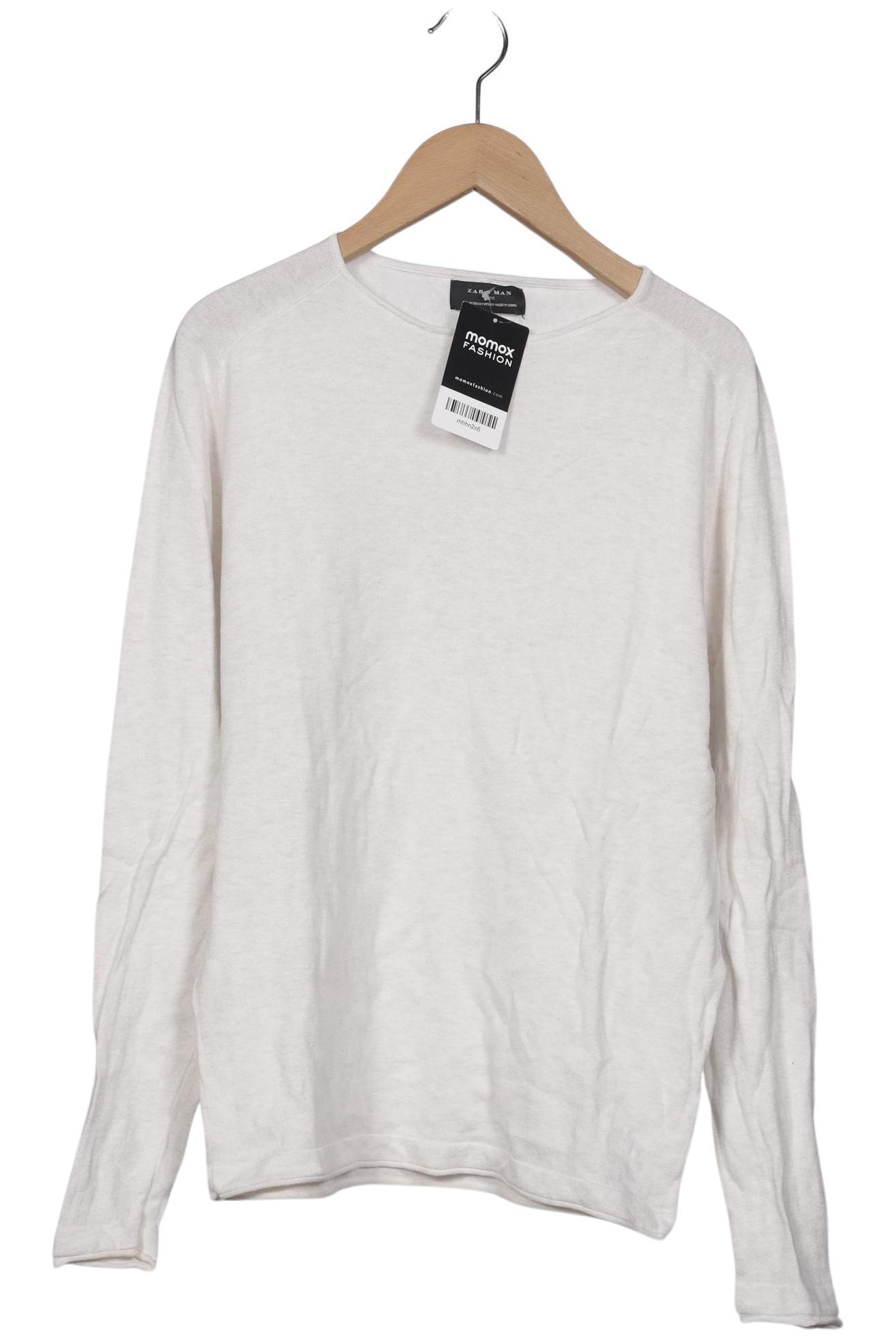 Thumbnail - Zara Herren Pullover, cremeweiß, Gr. 48