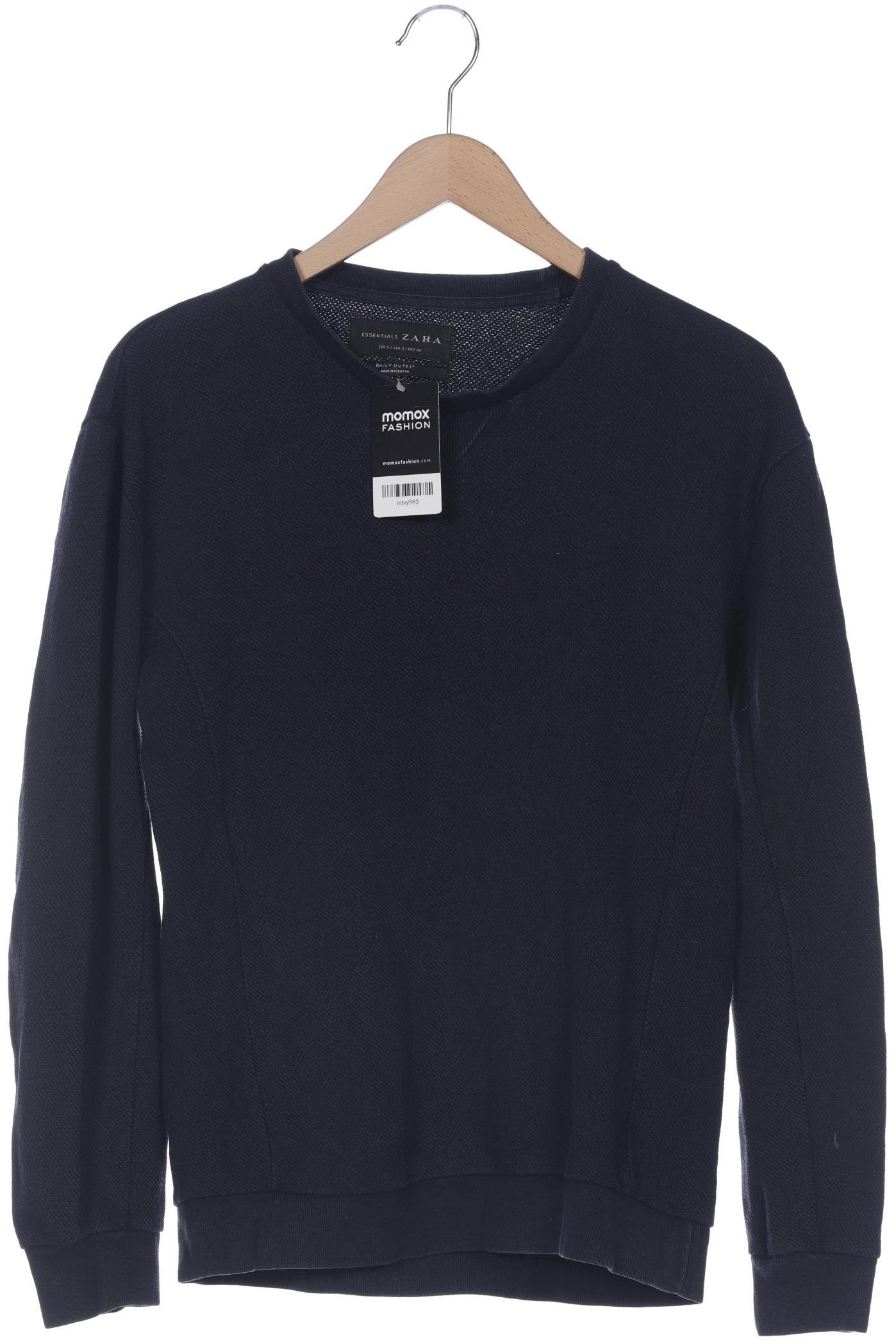 

ZARA Herren Pullover, marineblau