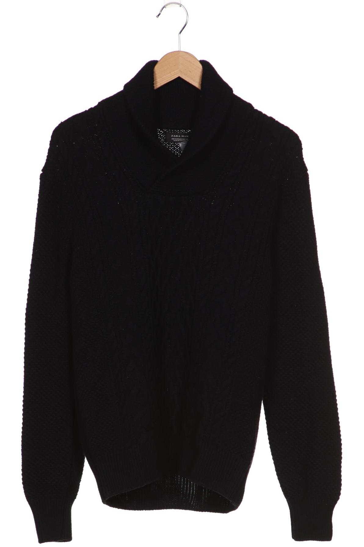 

ZARA Herren Pullover, marineblau