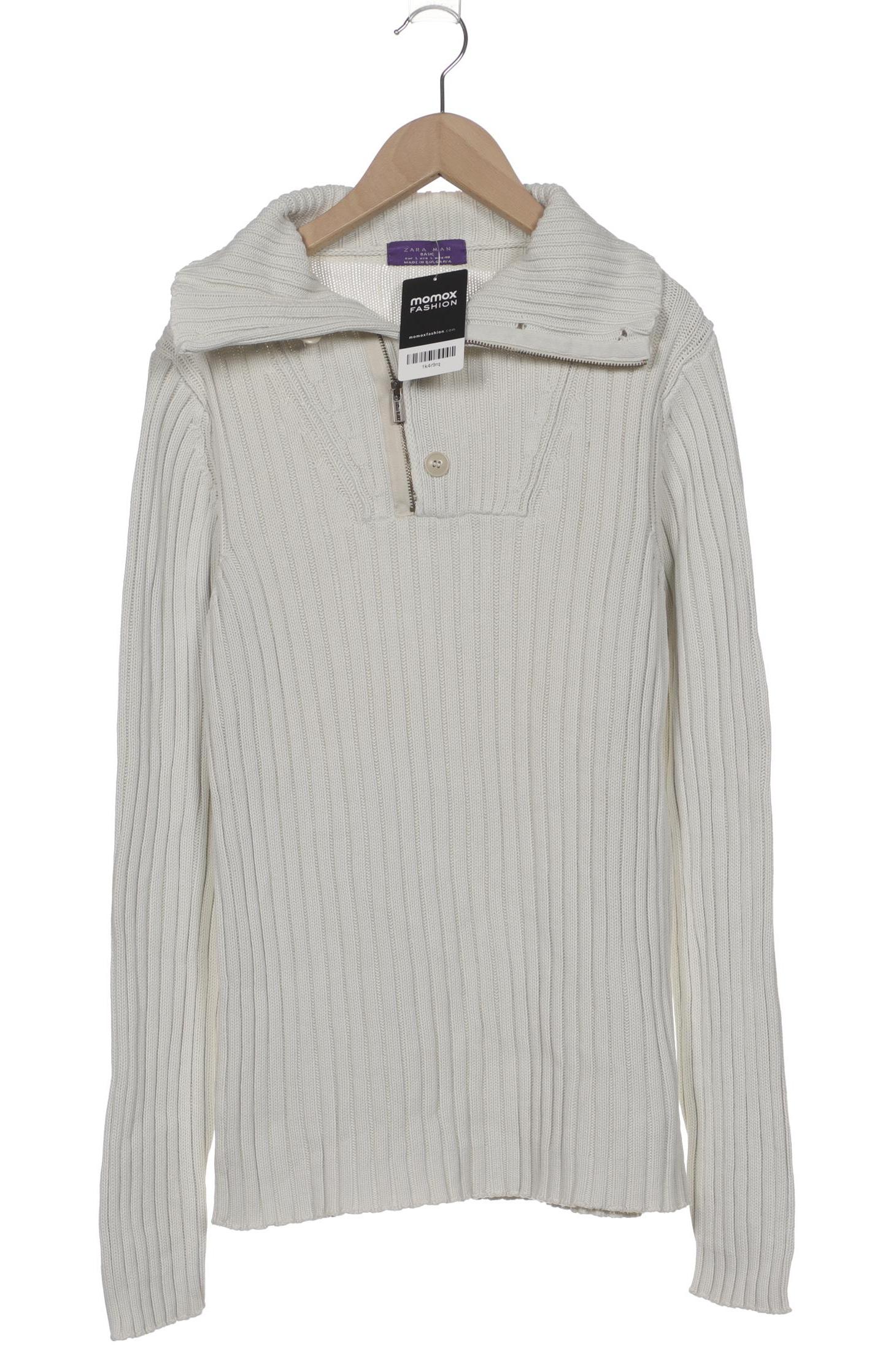 

Zara Herren Pullover, weiß, Gr. 52
