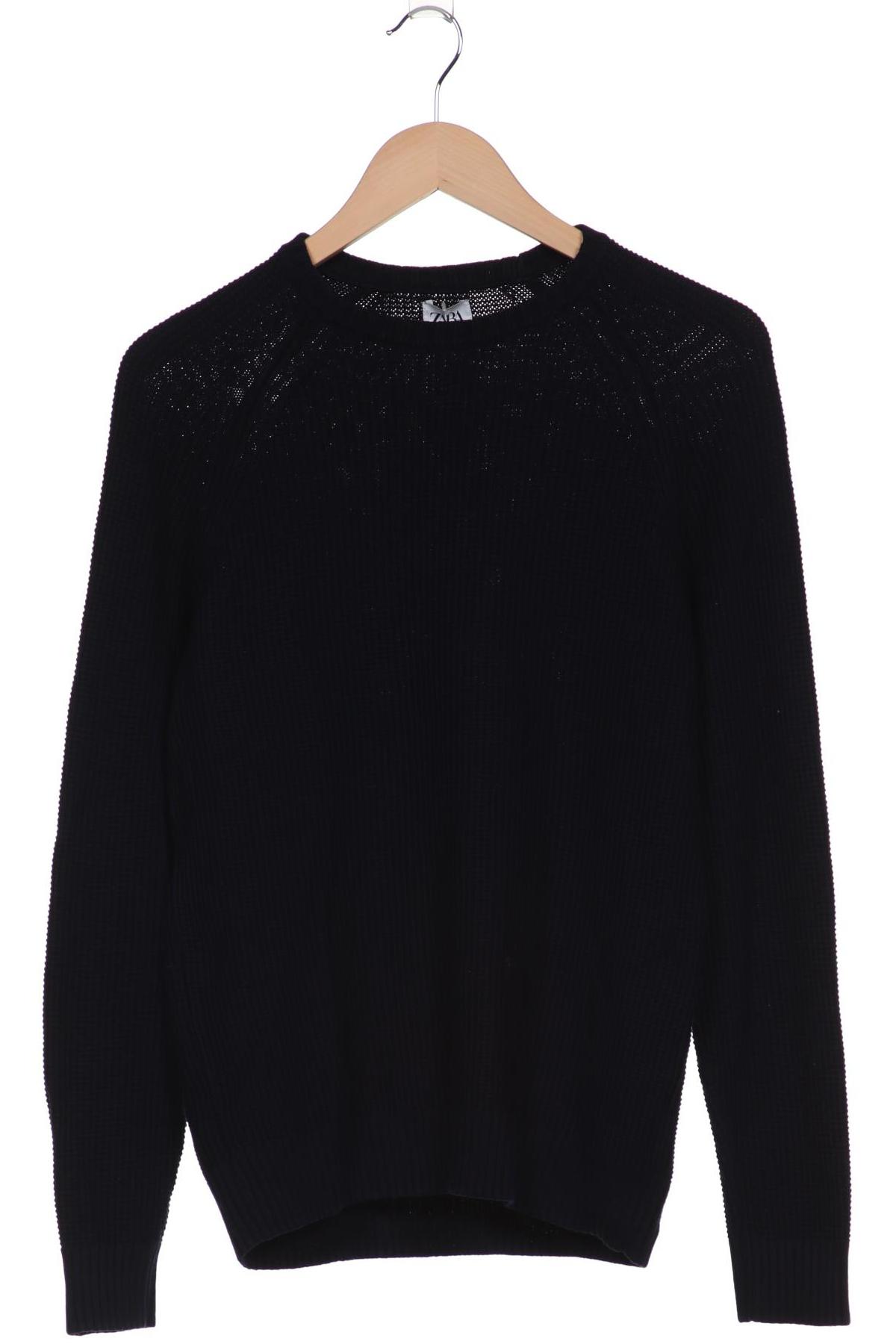 

ZARA Herren Pullover, marineblau