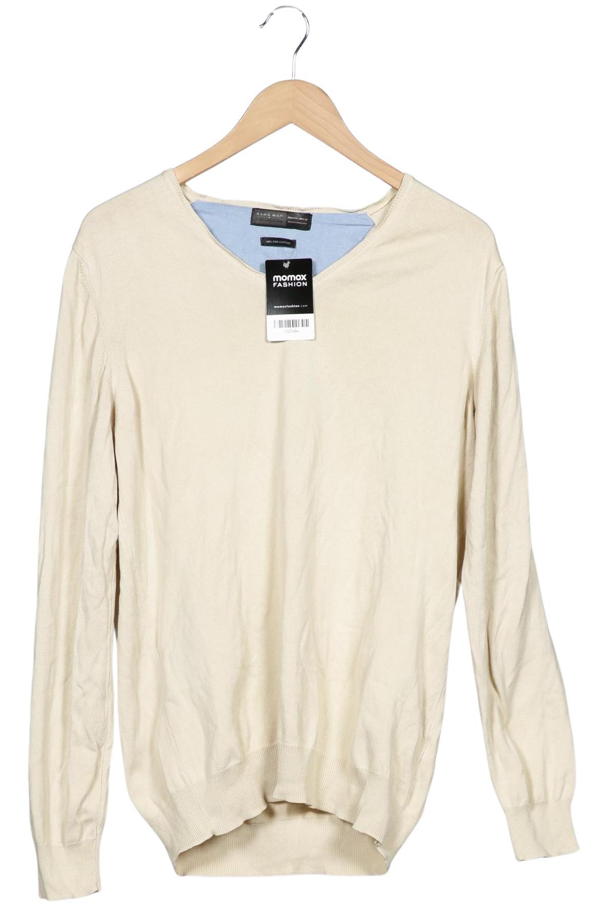 Thumbnail - Zara Herren Pullover, cremeweiß, Gr. 52