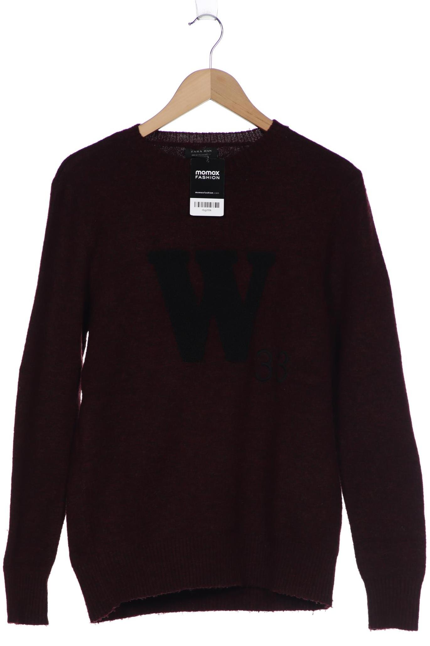 

ZARA Herren Pullover, bordeaux