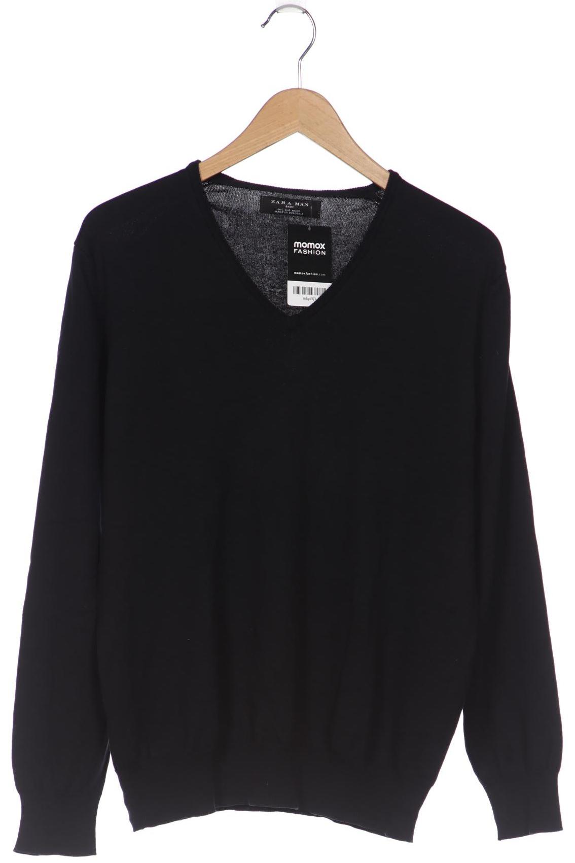 

ZARA Herren Pullover, schwarz
