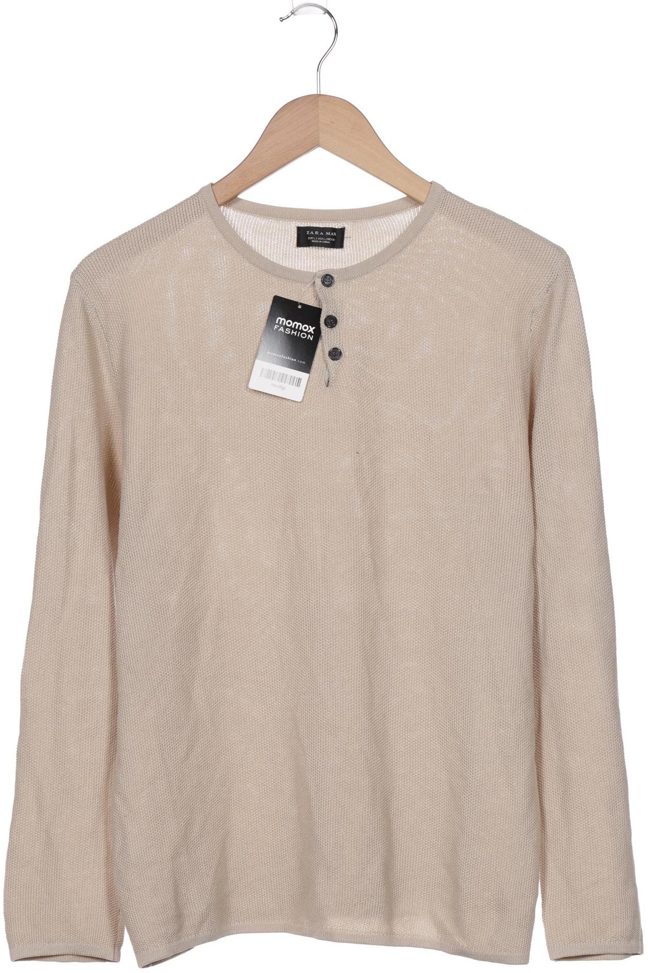 

ZARA Herren Pullover, beige