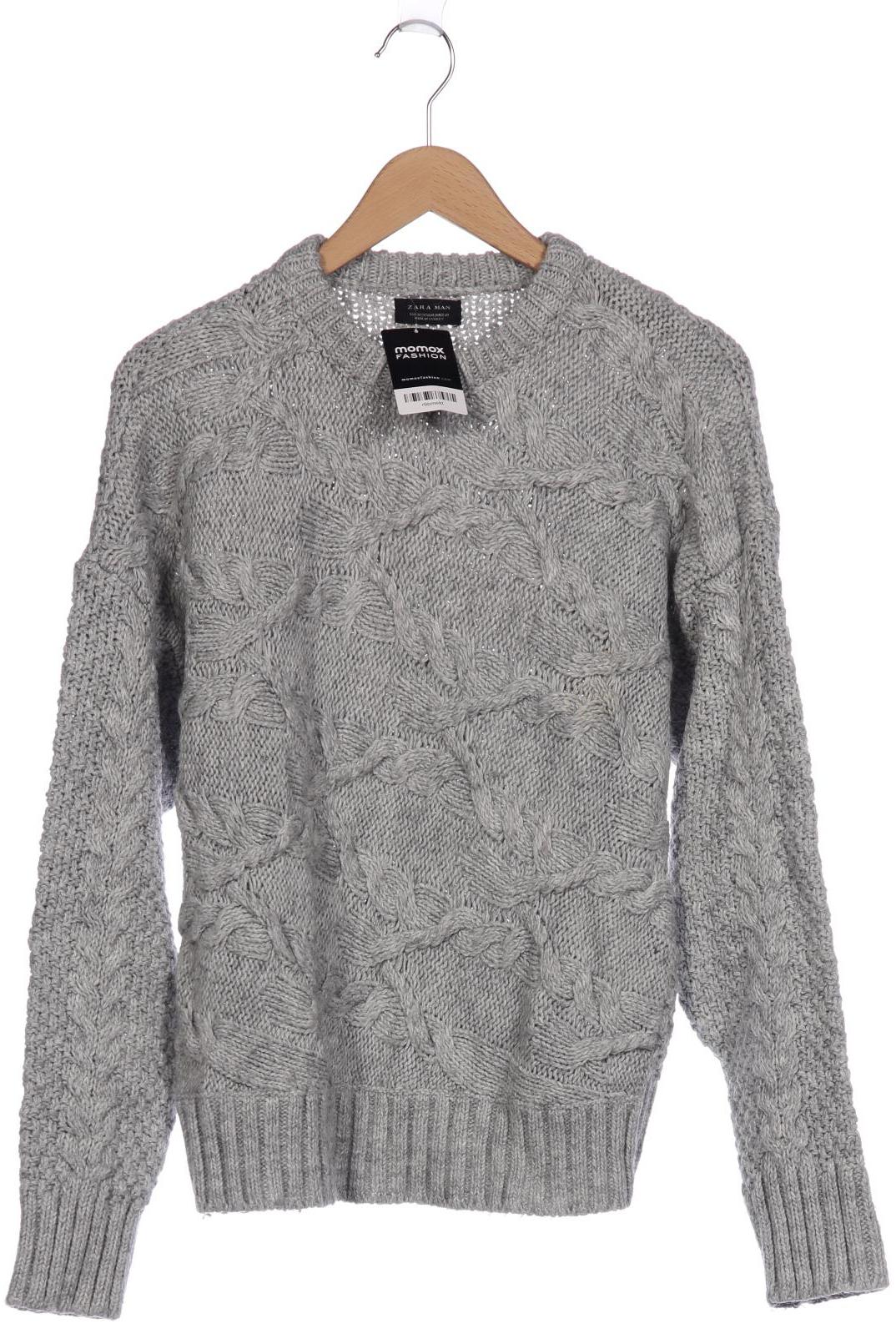 

ZARA Herren Pullover, grau