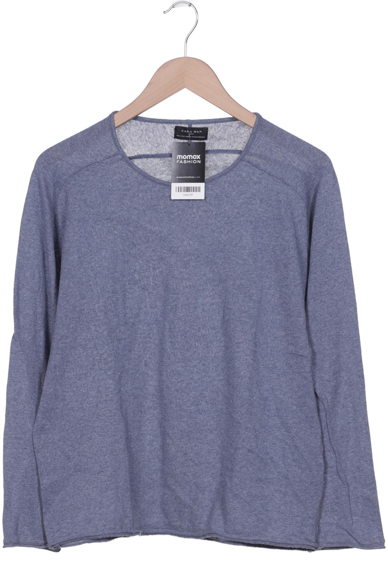 

ZARA Herren Pullover, blau