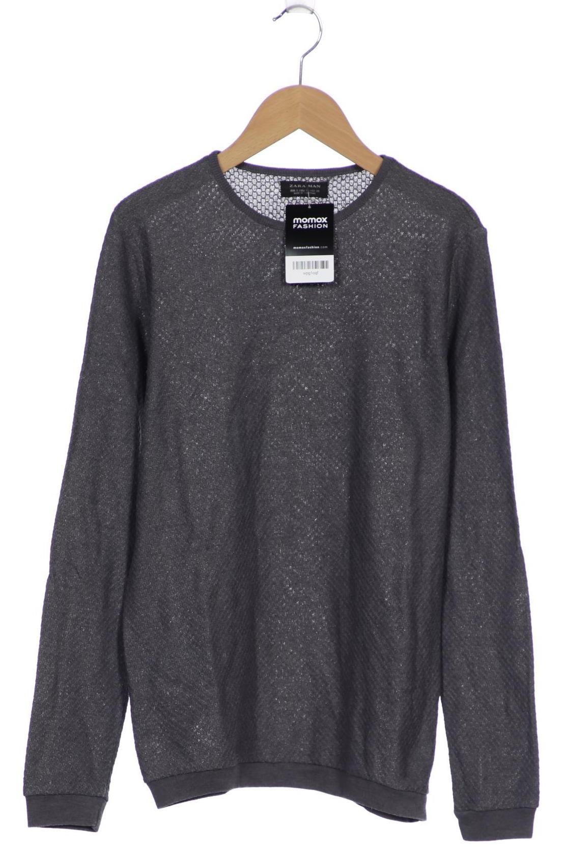 

ZARA Herren Pullover, grau