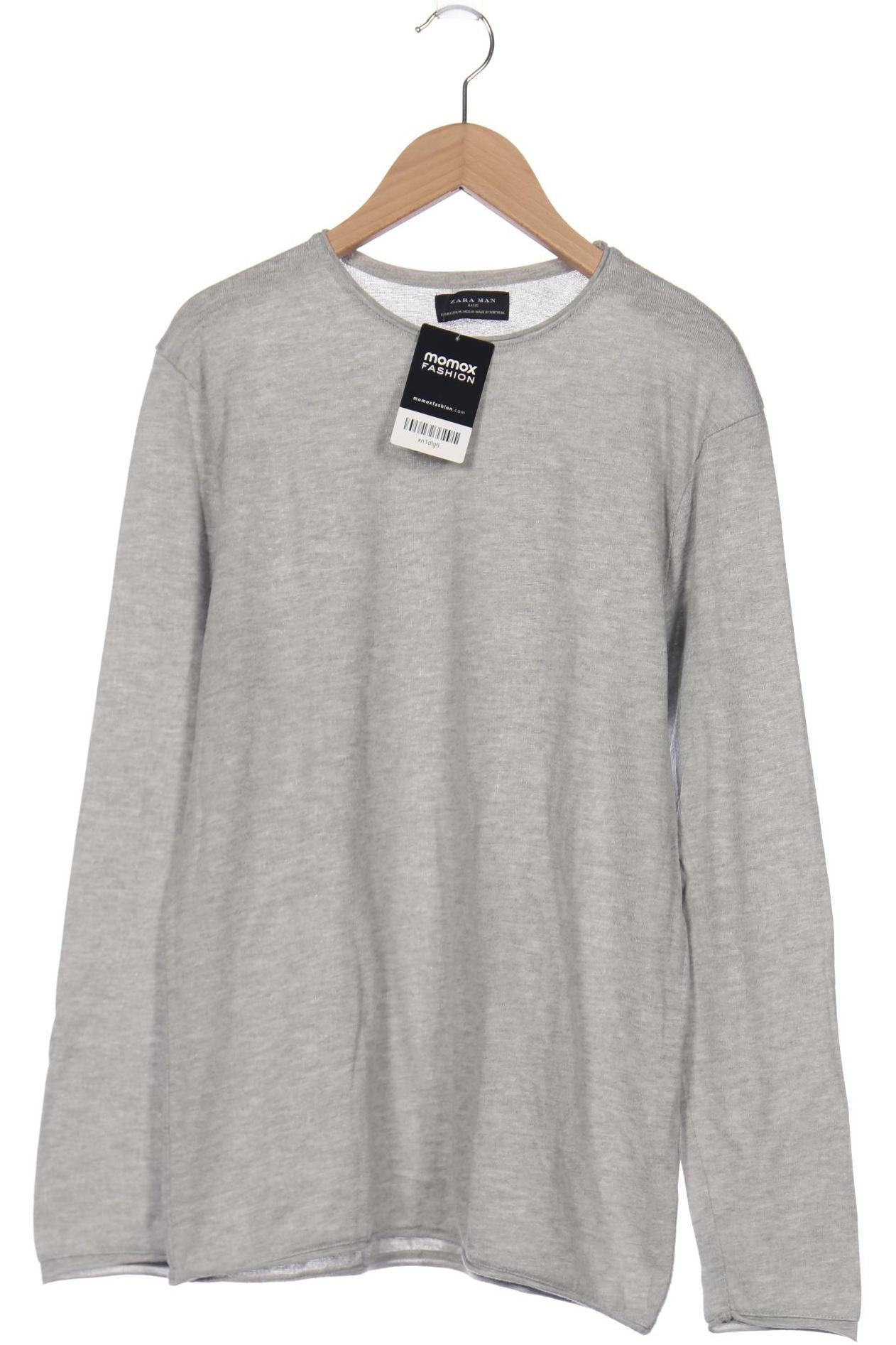 

ZARA Herren Pullover, grau