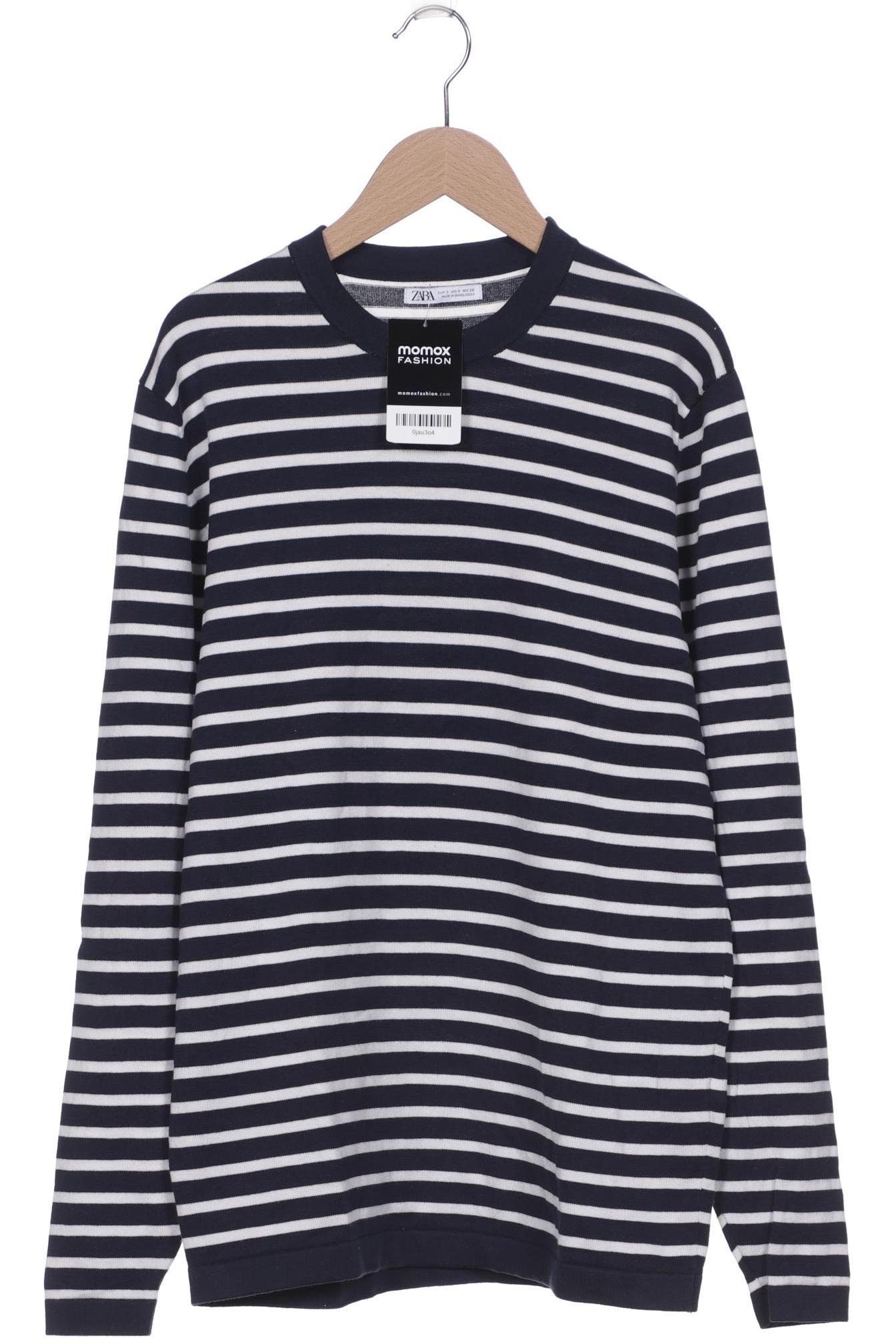 

ZARA Herren Pullover, marineblau