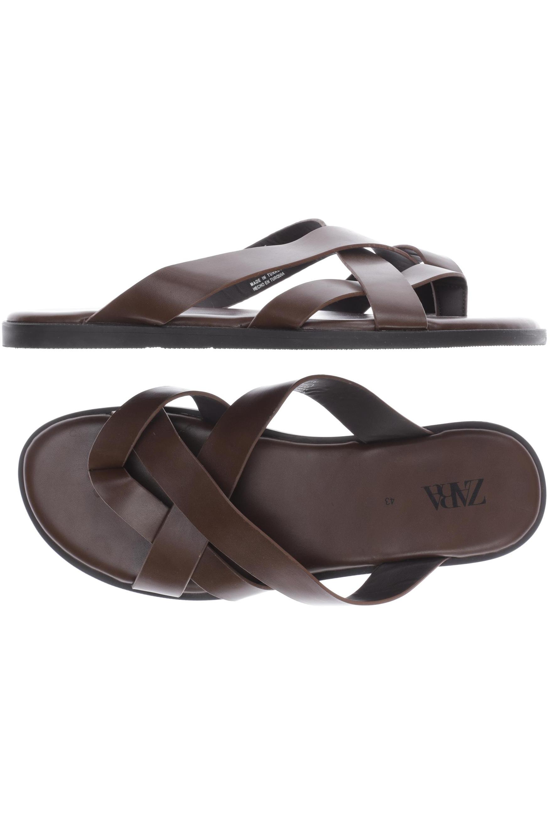 

Zara Herren Sandale, braun, Gr. 43