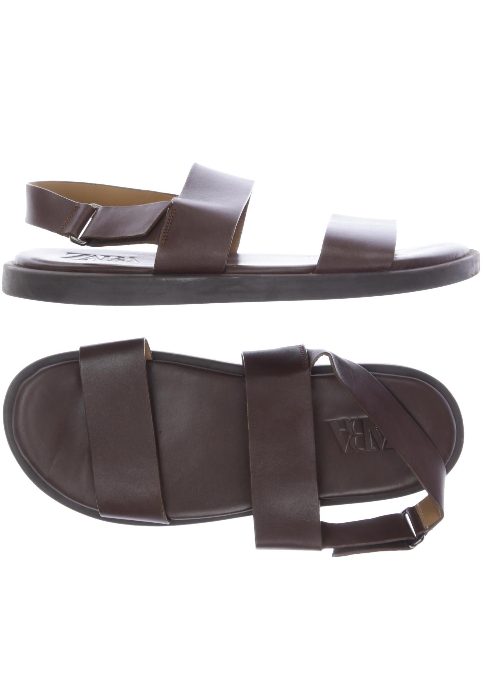 

Zara Herren Sandale, braun, Gr. 45