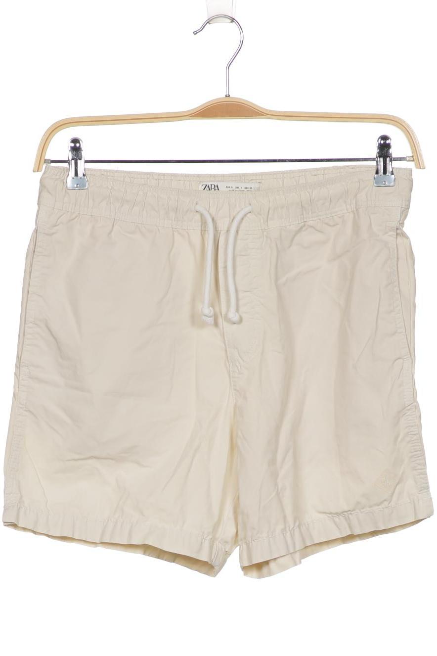 

ZARA Herren Shorts, cremeweiß