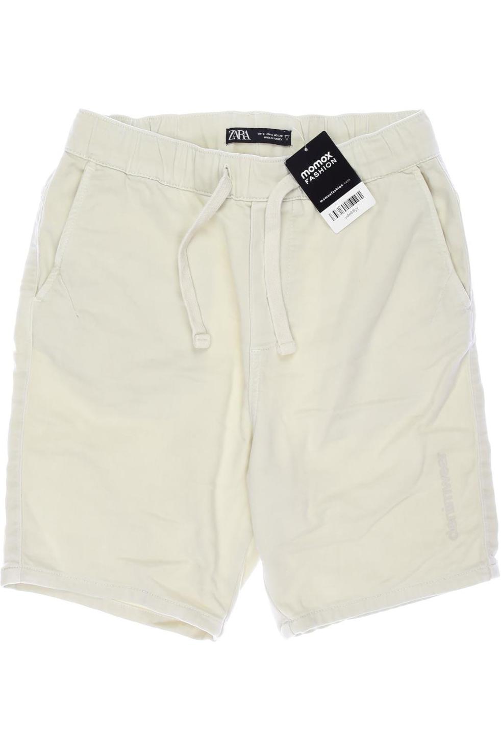 

ZARA Herren Shorts, cremeweiß