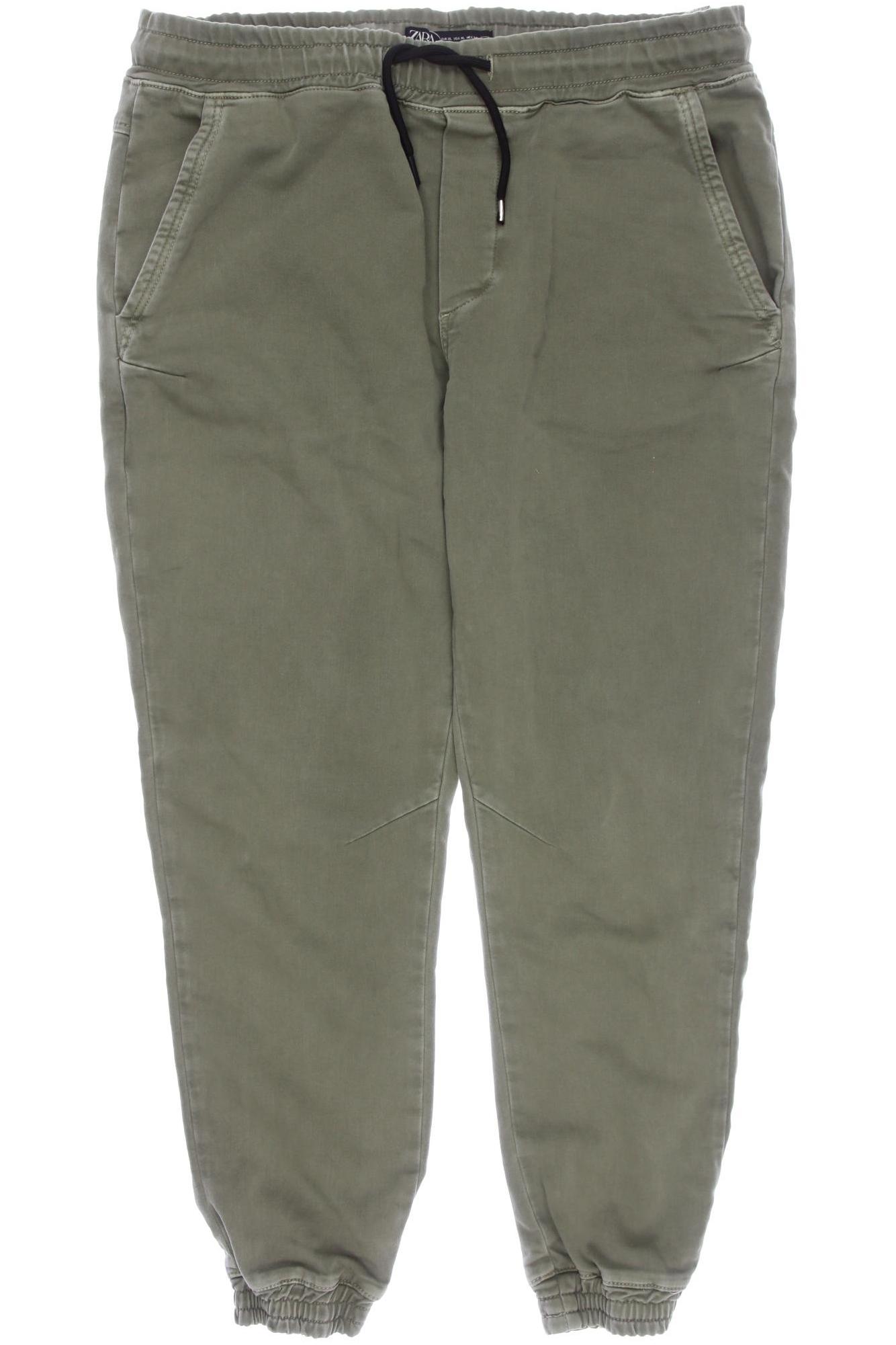 

Zara Herren Stoffhose, grün, Gr. 0