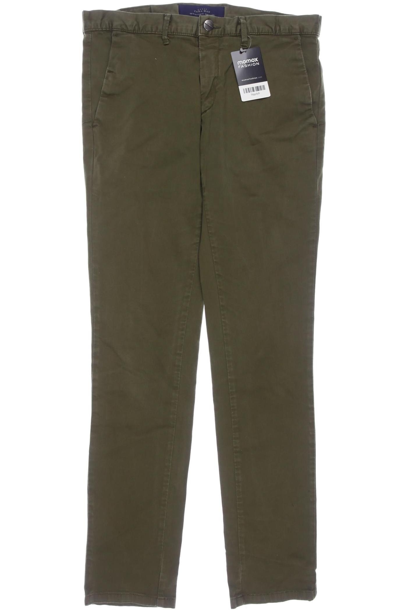 

Zara Herren Stoffhose, grün, Gr. 30