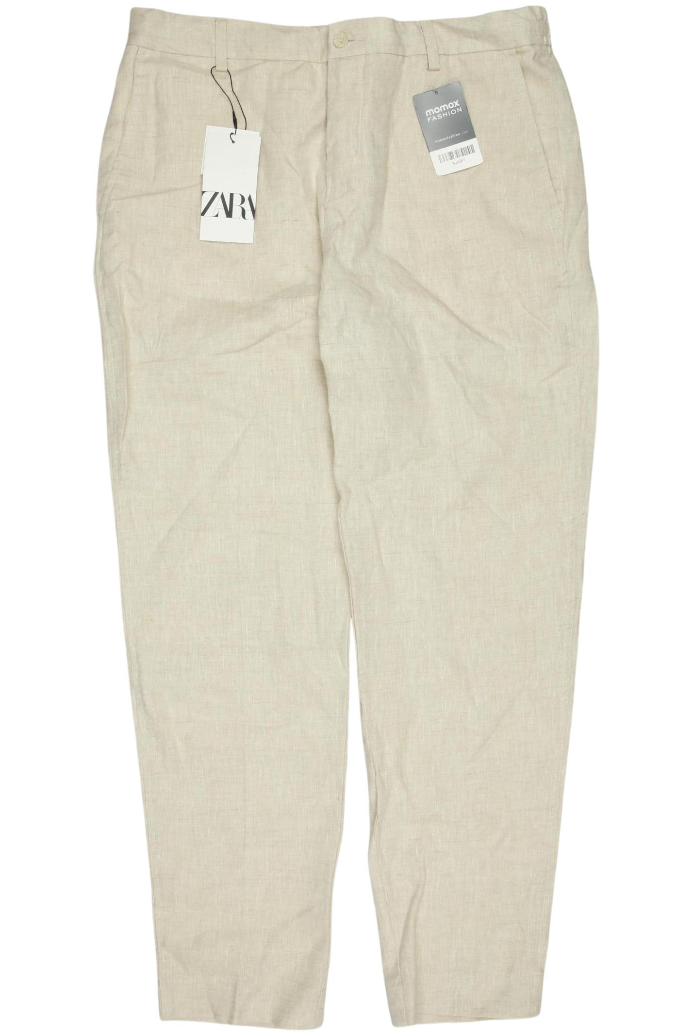 

Zara Herren Stoffhose, beige, Gr. 0