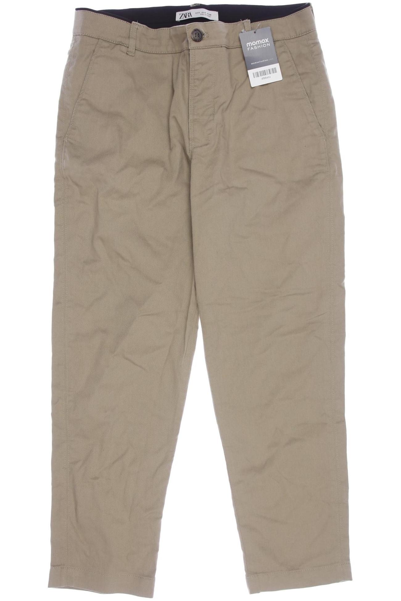 

Zara Herren Stoffhose, beige, Gr. 0