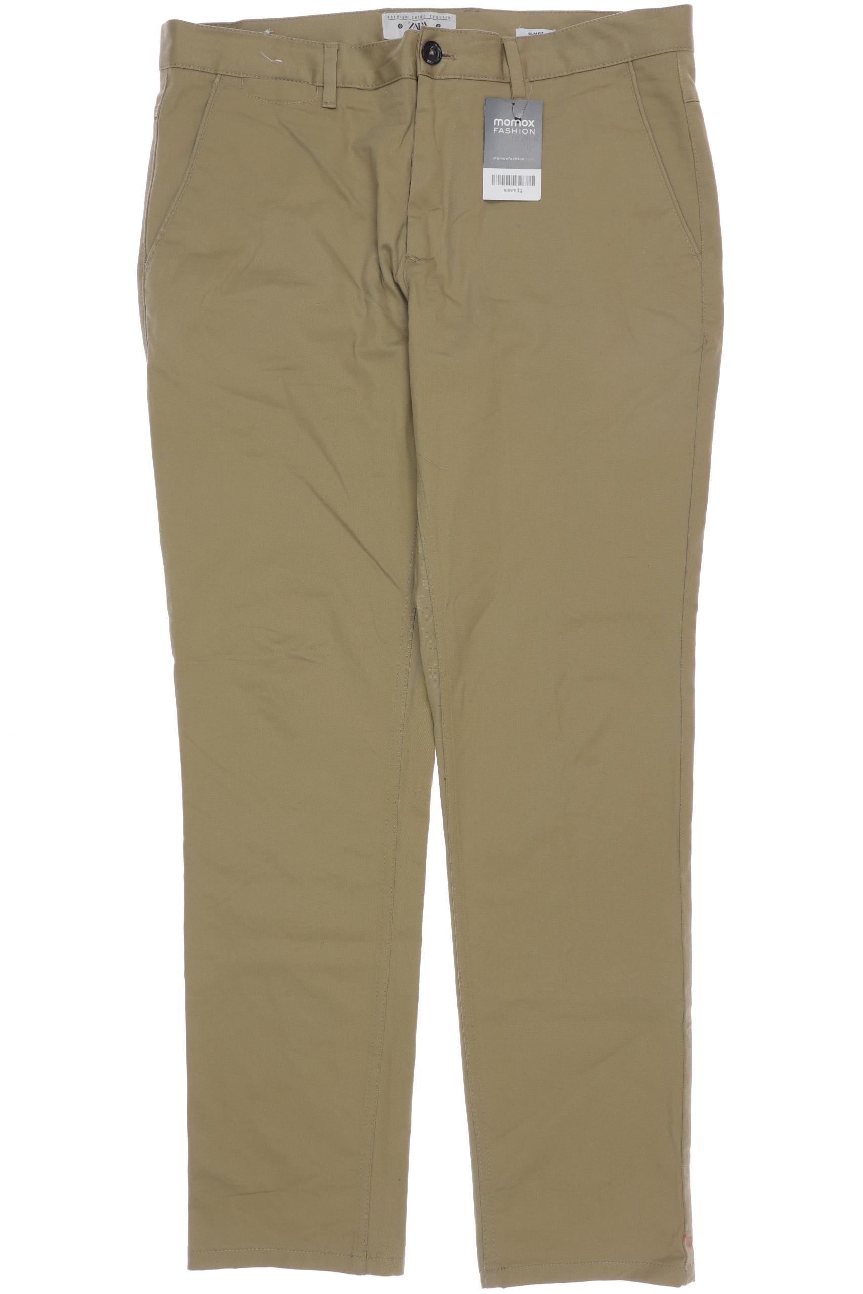 

Zara Herren Stoffhose, beige, Gr. 34