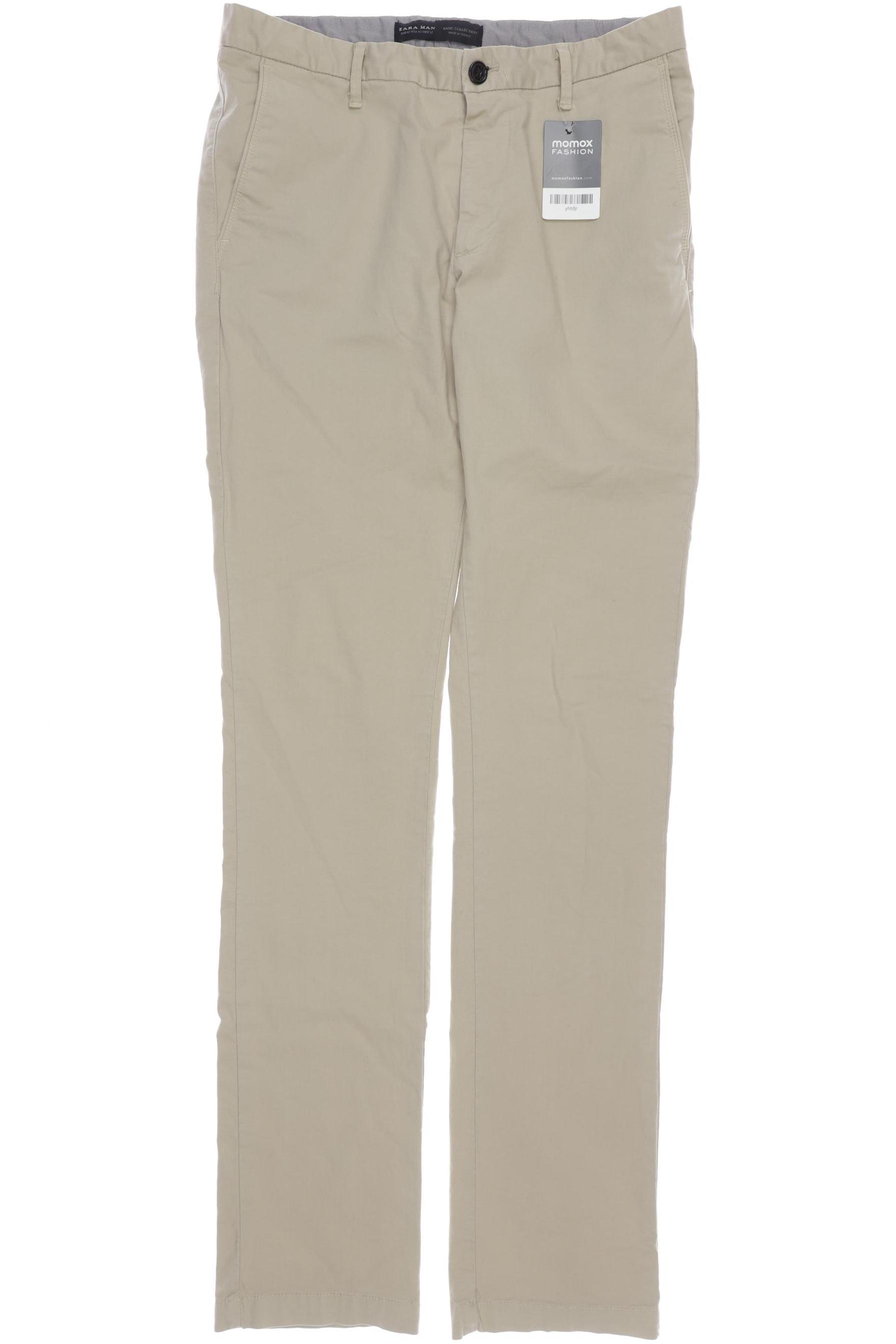 

Zara Herren Stoffhose, beige, Gr. 32