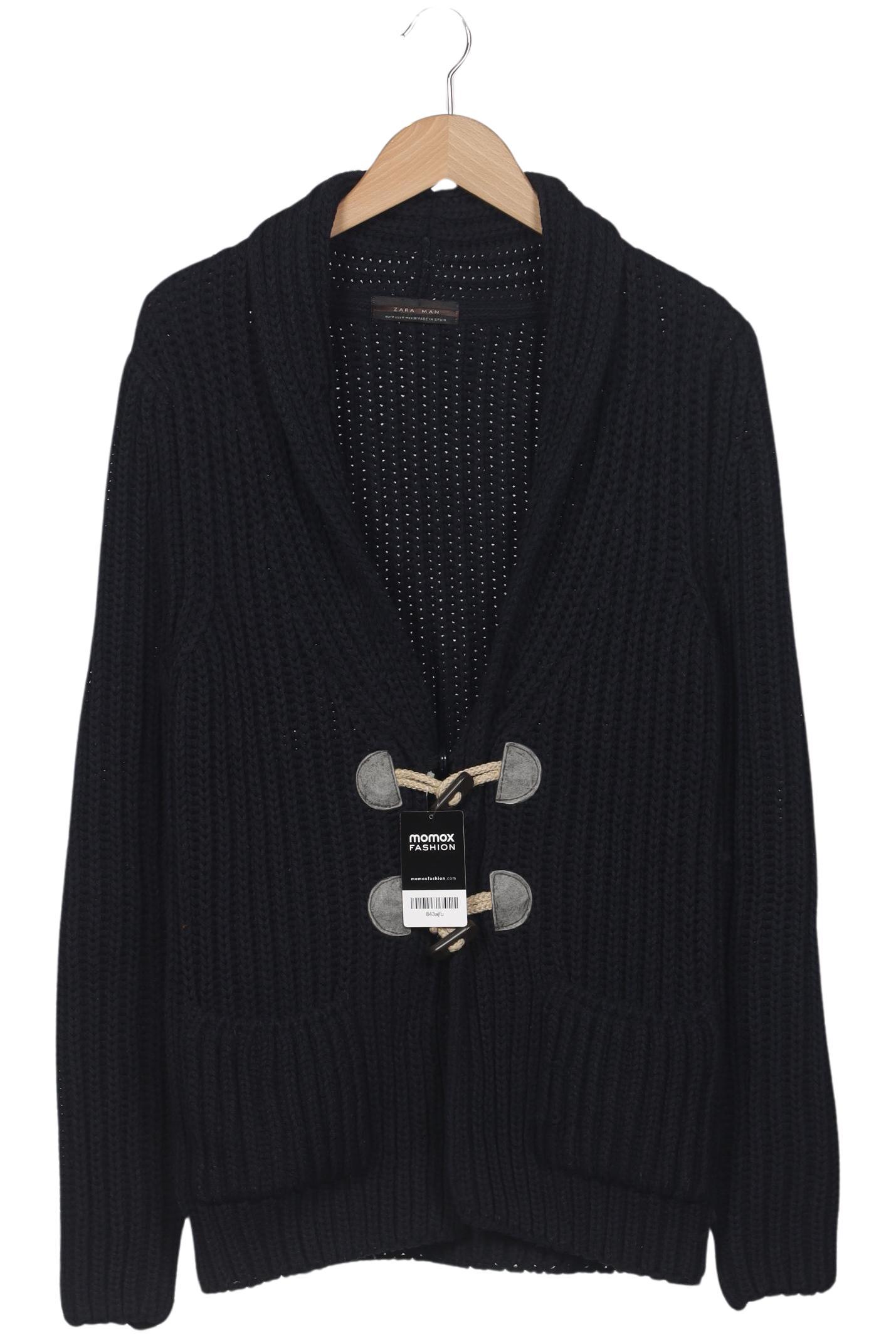 

Zara Herren Strickjacke, marineblau, Gr. 48