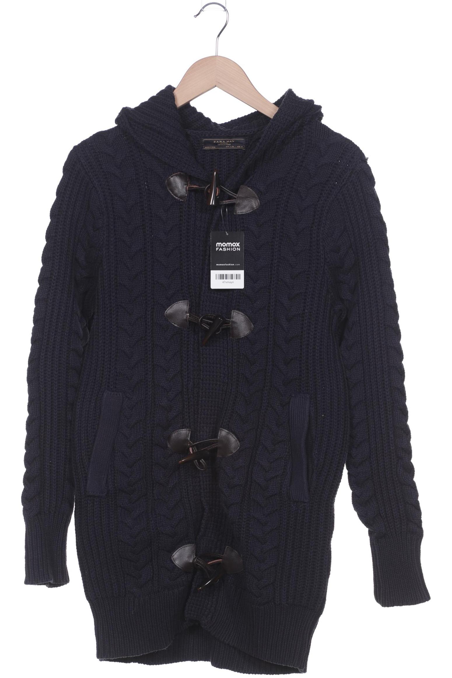 

Zara Herren Strickjacke, marineblau, Gr. 52