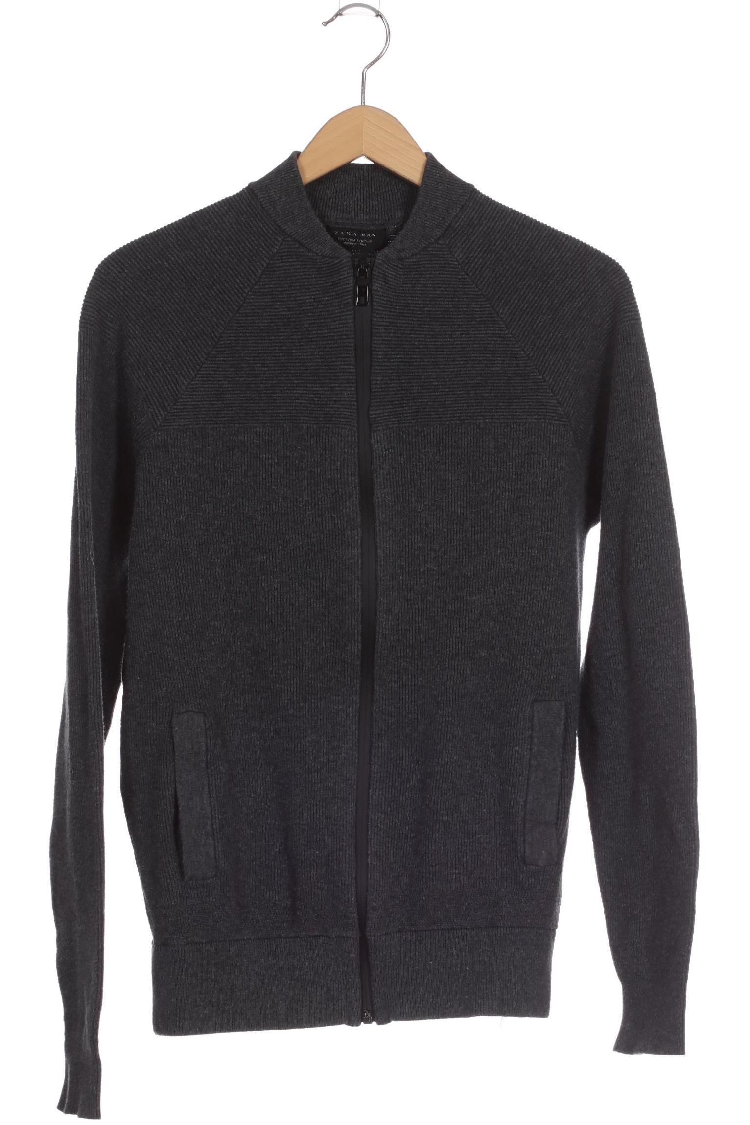 Thumbnail - Zara Herren Strickjacke, grau, Gr.