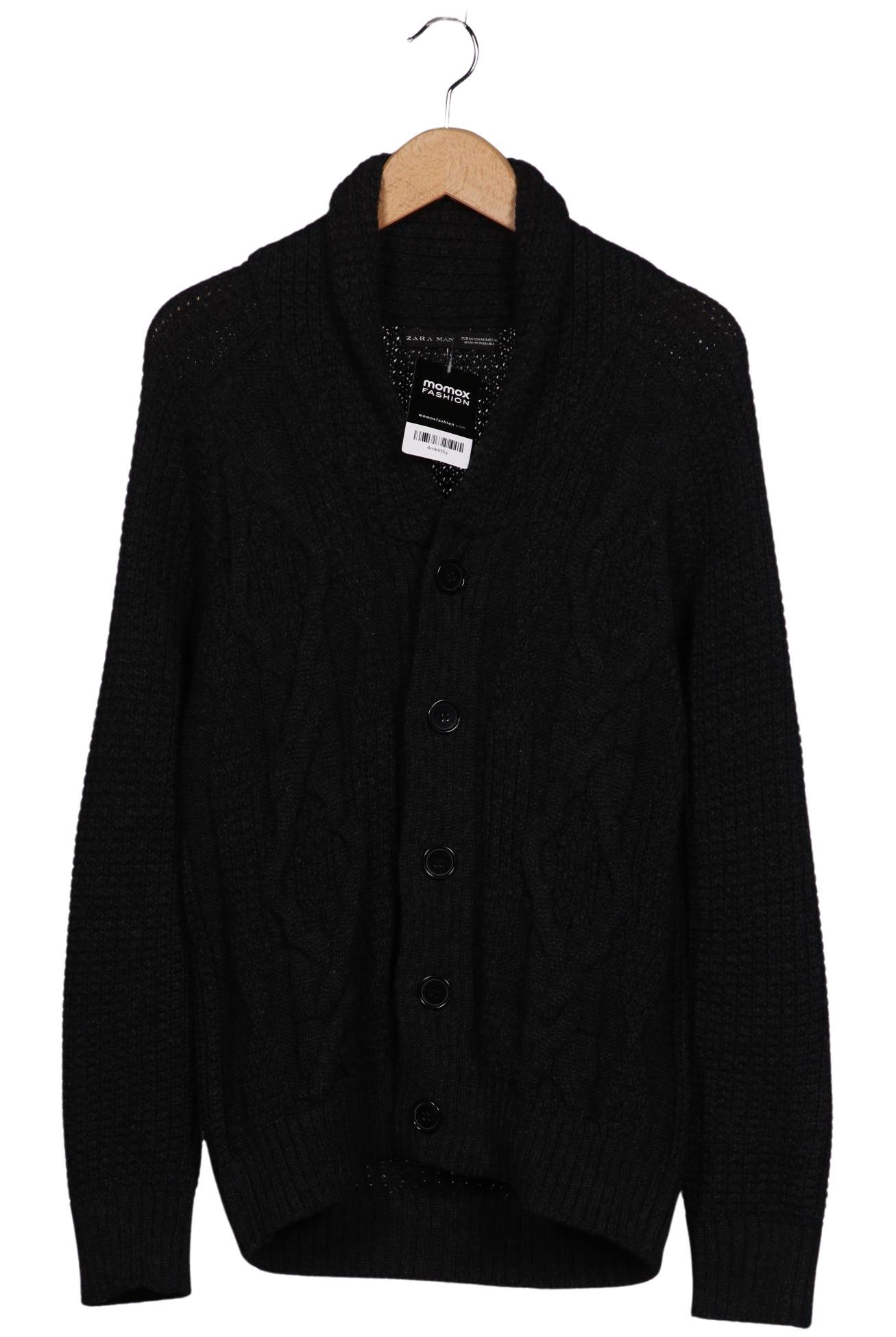 

Zara Herren Strickjacke, schwarz, Gr. 48