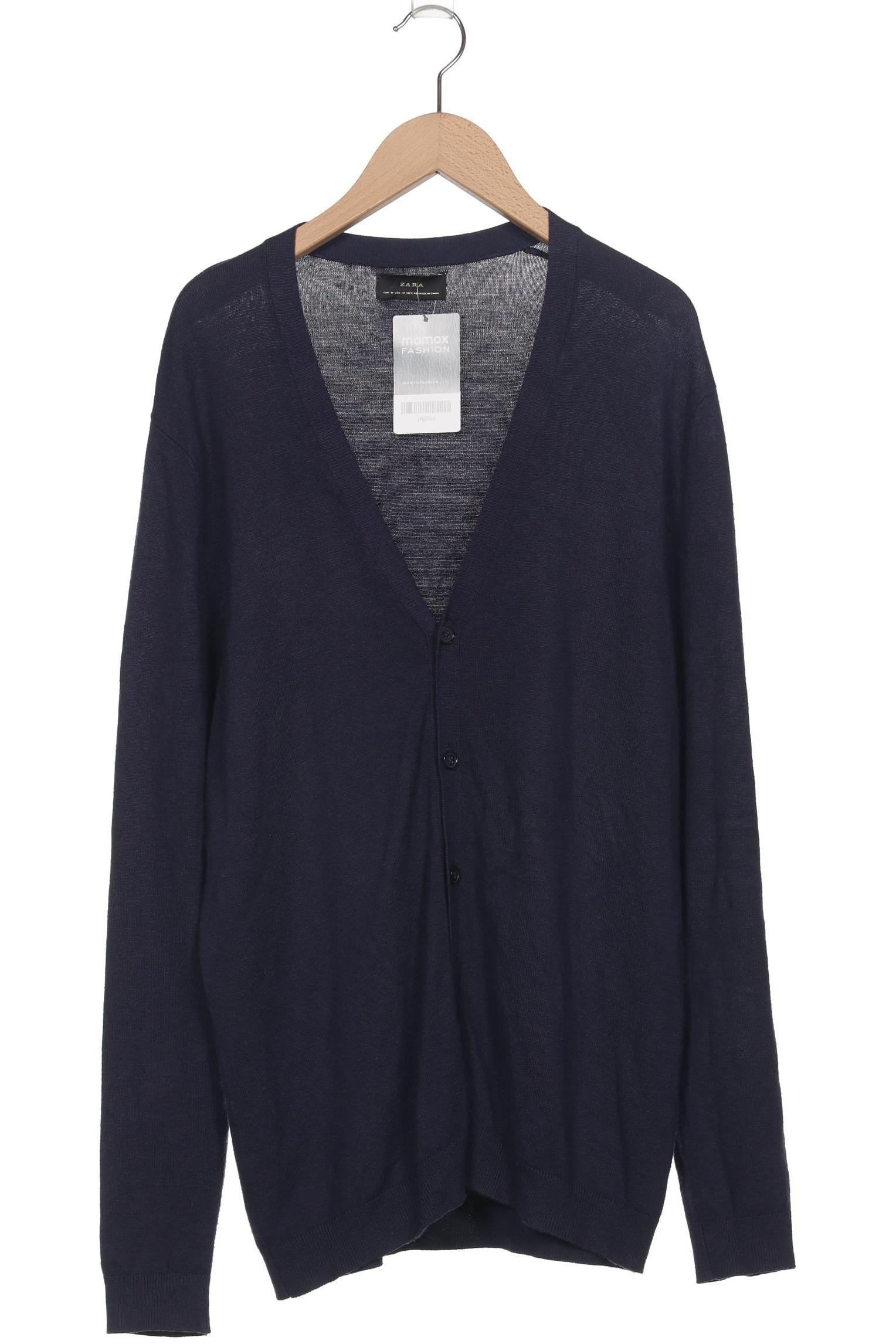 

Zara Herren Strickjacke, marineblau, Gr. 48