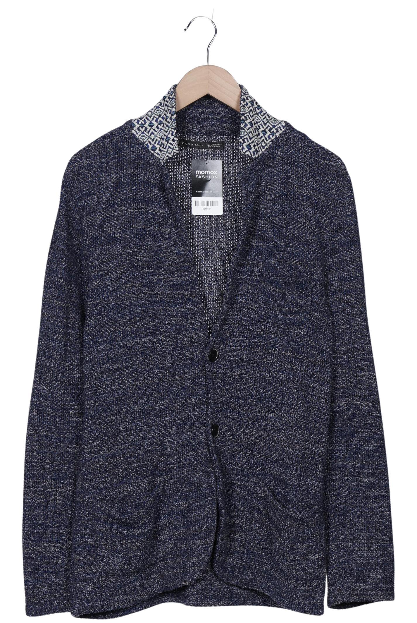 

Zara Herren Strickjacke, marineblau, Gr. 52