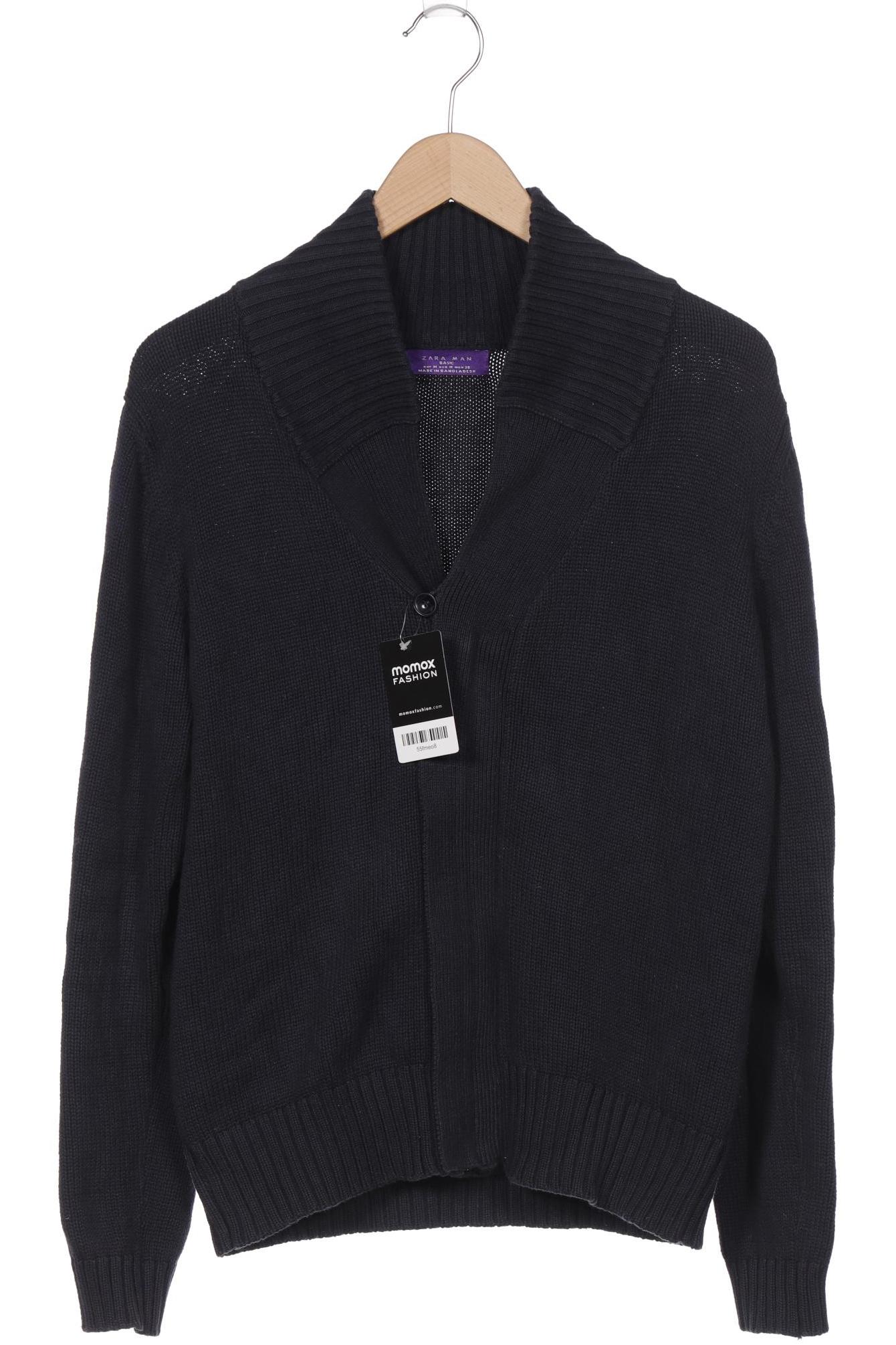 

Zara Herren Strickjacke, marineblau, Gr. 48