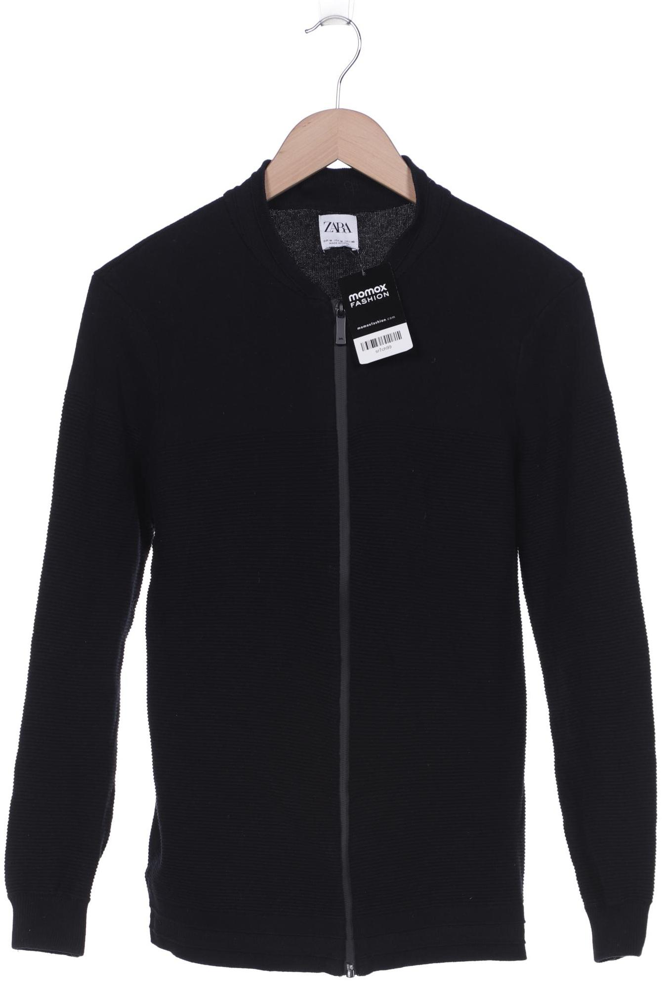 

ZARA Herren Strickjacke, schwarz