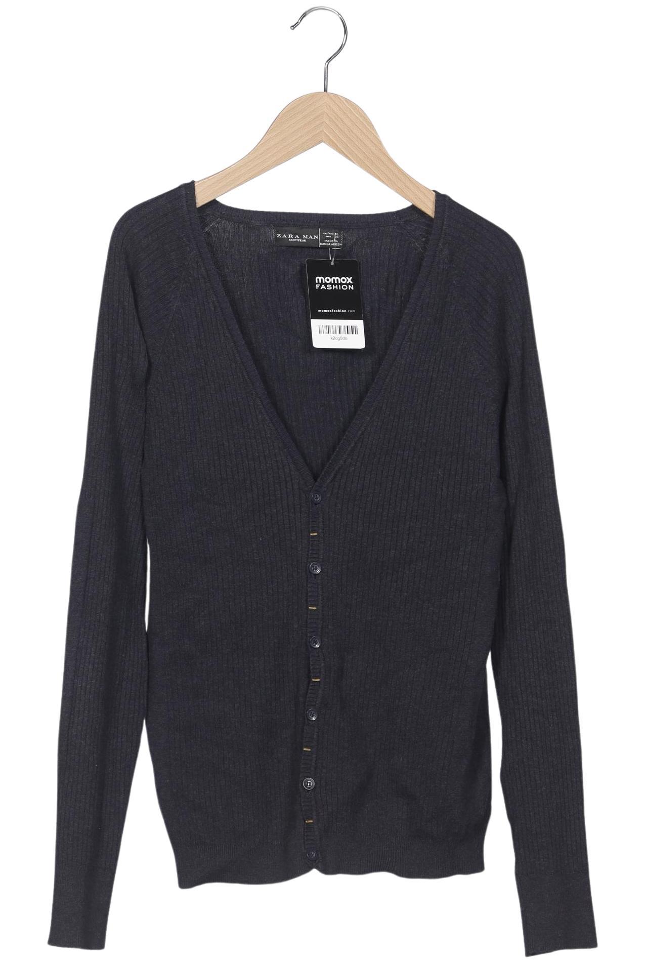 

Zara Herren Strickjacke, marineblau, Gr. 48