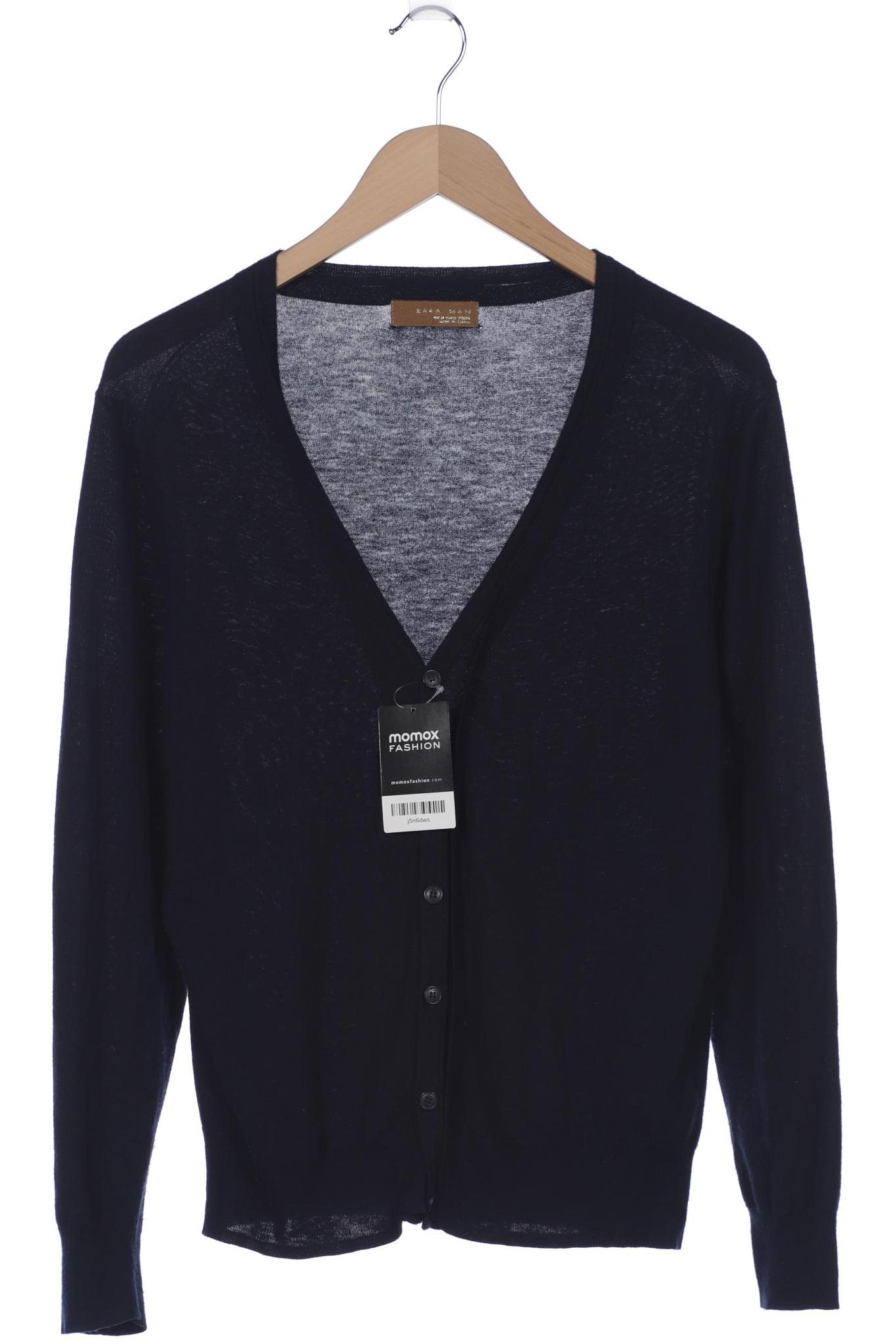 

Zara Herren Strickjacke, marineblau, Gr. 48