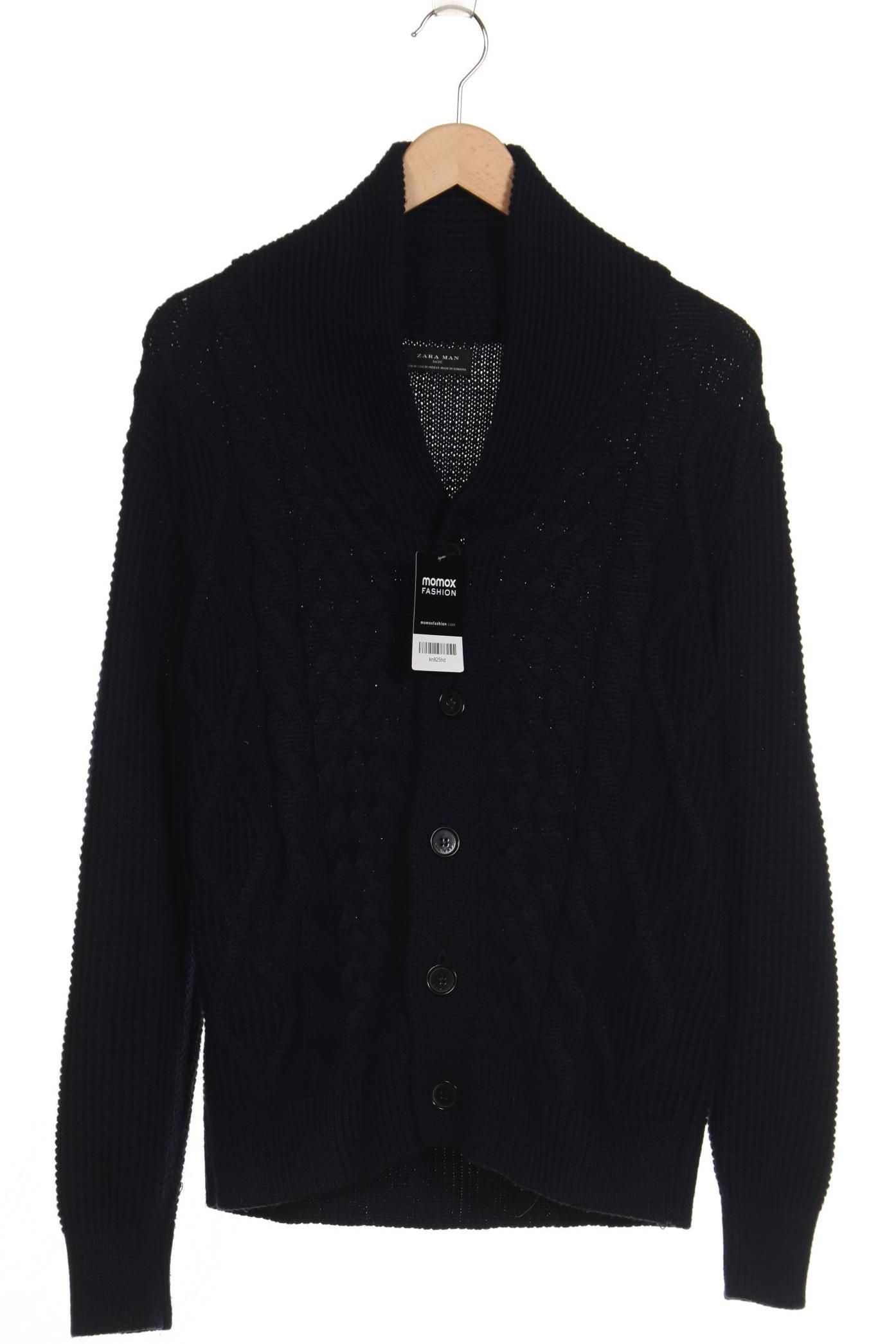 

Zara Herren Strickjacke, marineblau, Gr. 48