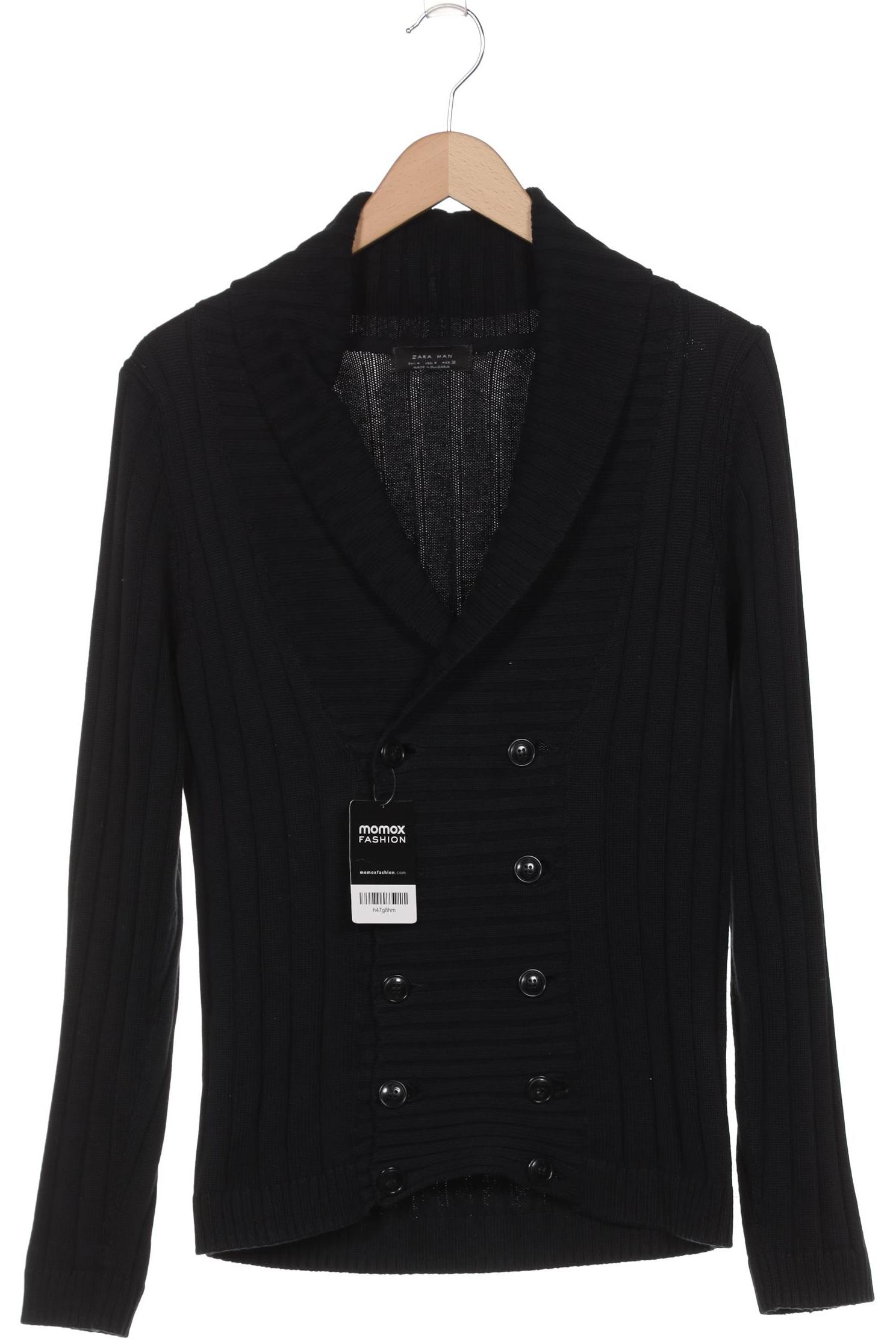 

Zara Herren Strickjacke, schwarz, Gr. 48