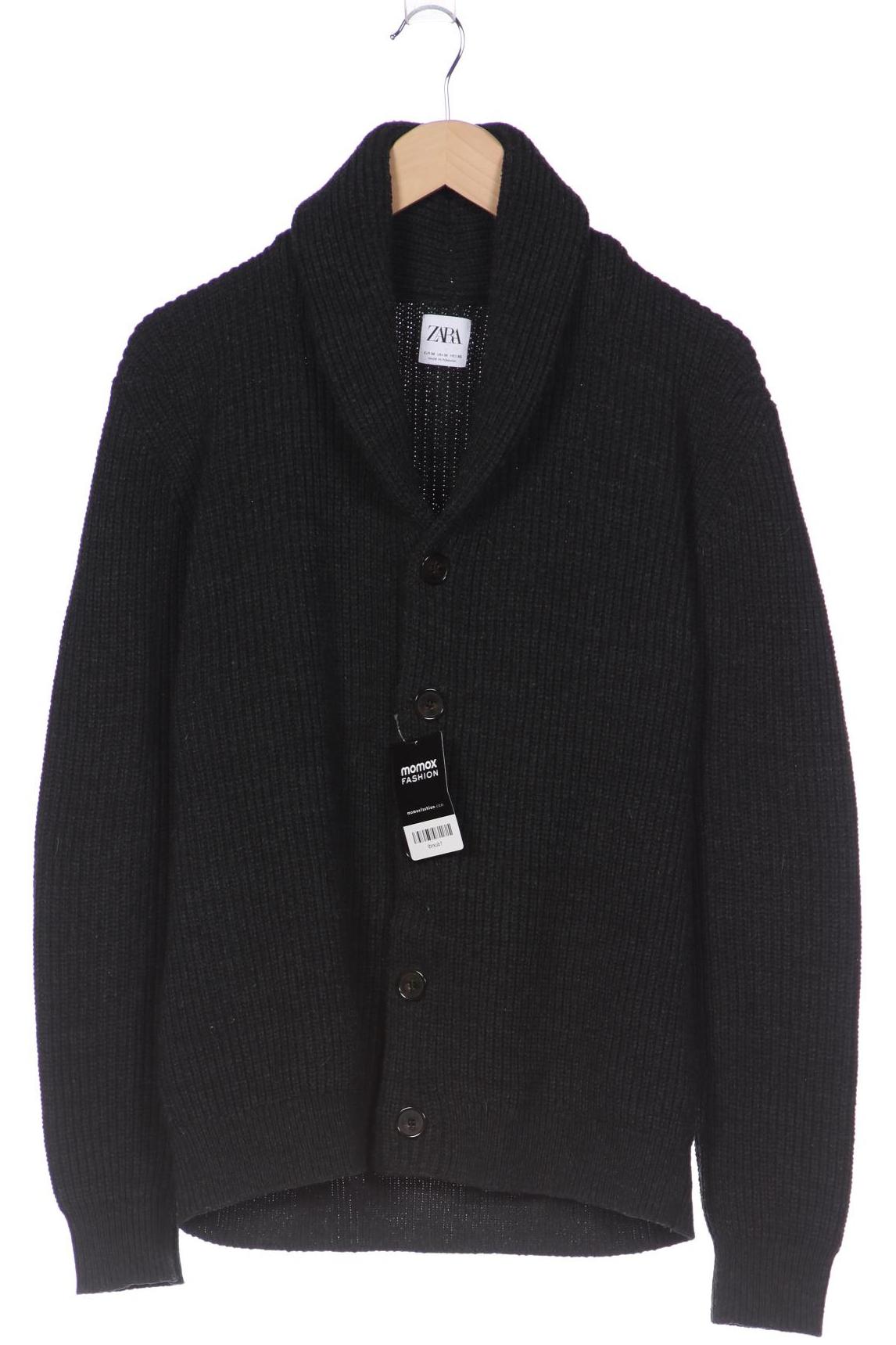 

ZARA Herren Strickjacke, grau