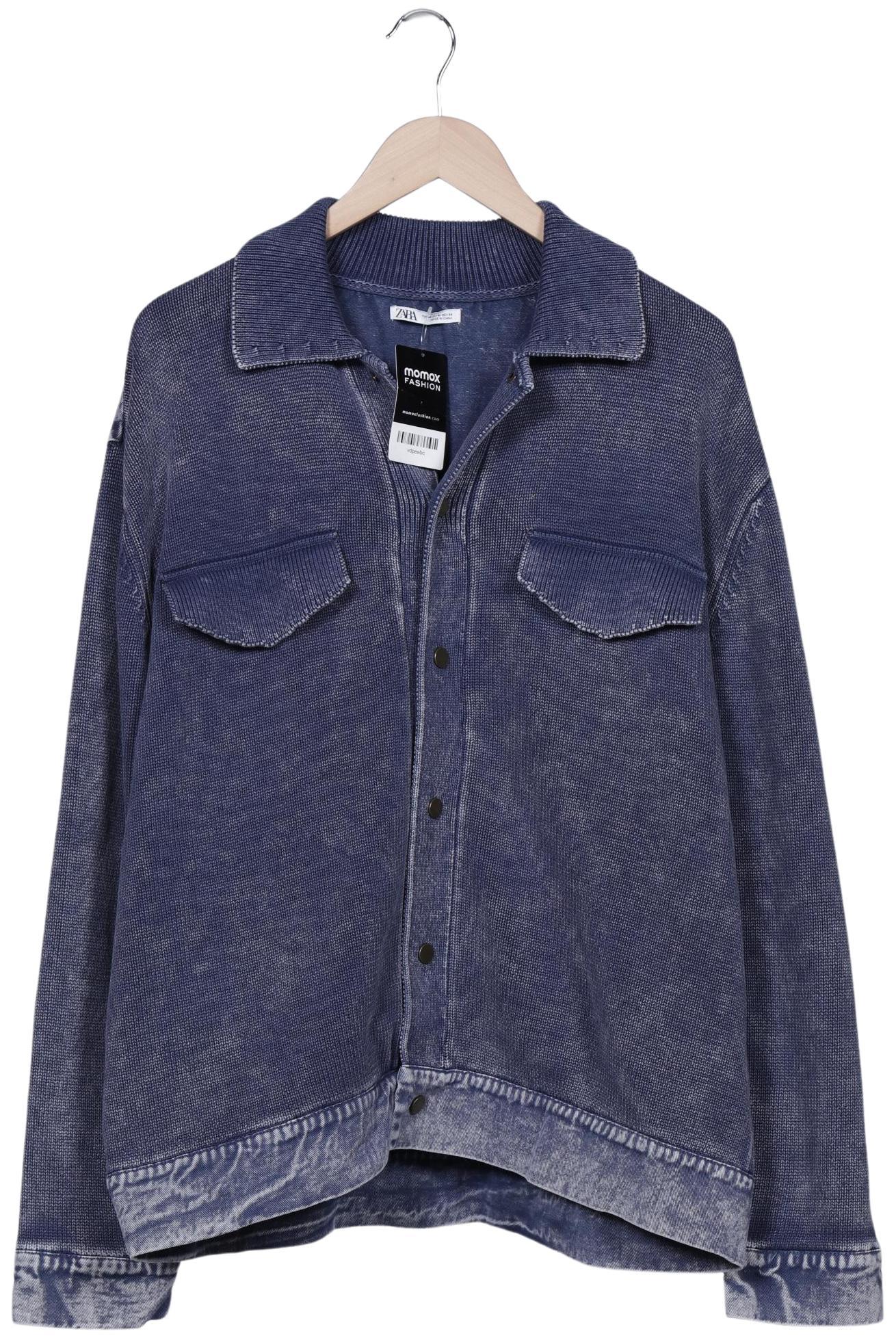 

Zara Herren Strickjacke, marineblau, Gr. 48