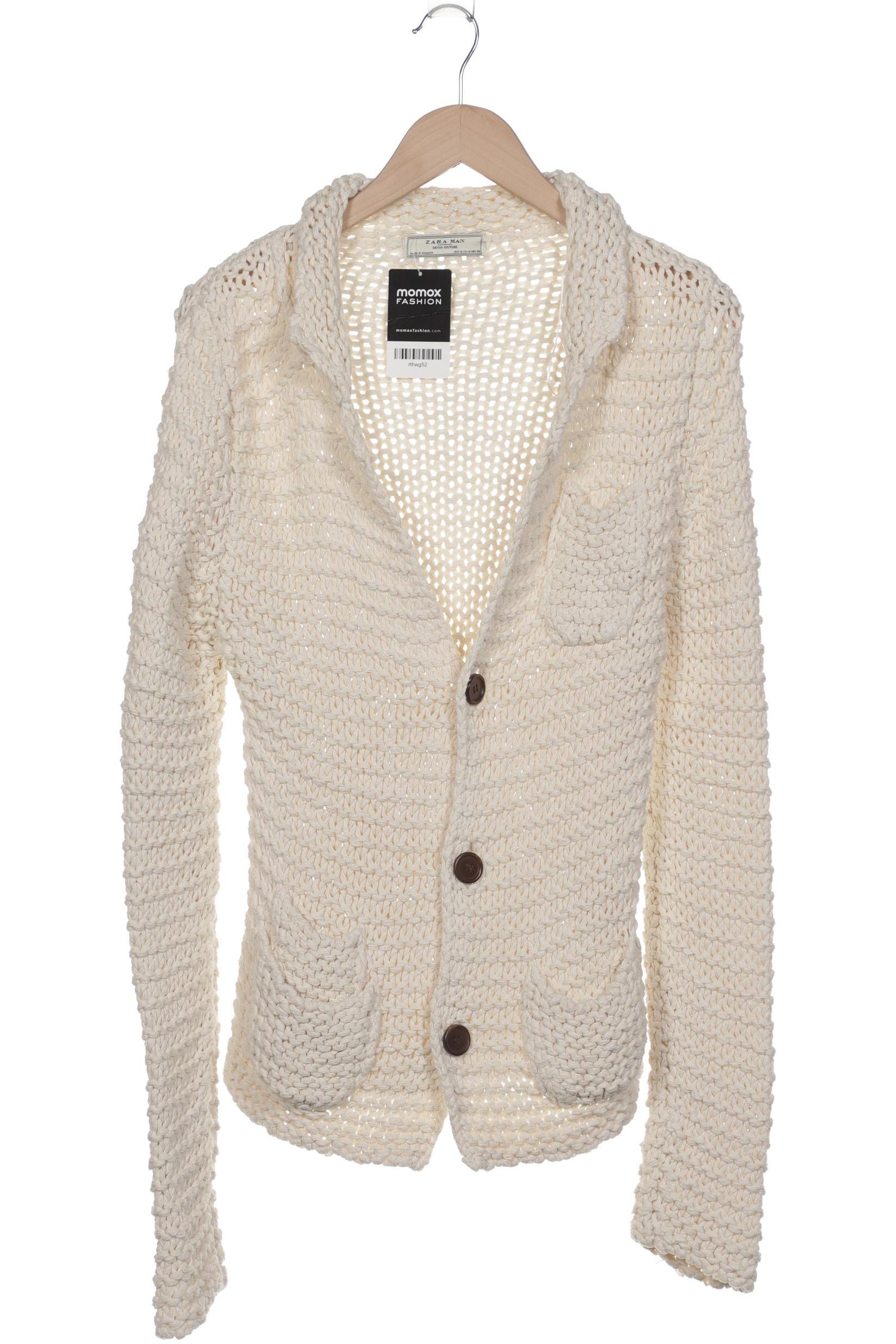 

Zara Herren Strickjacke, cremeweiß, Gr. 48